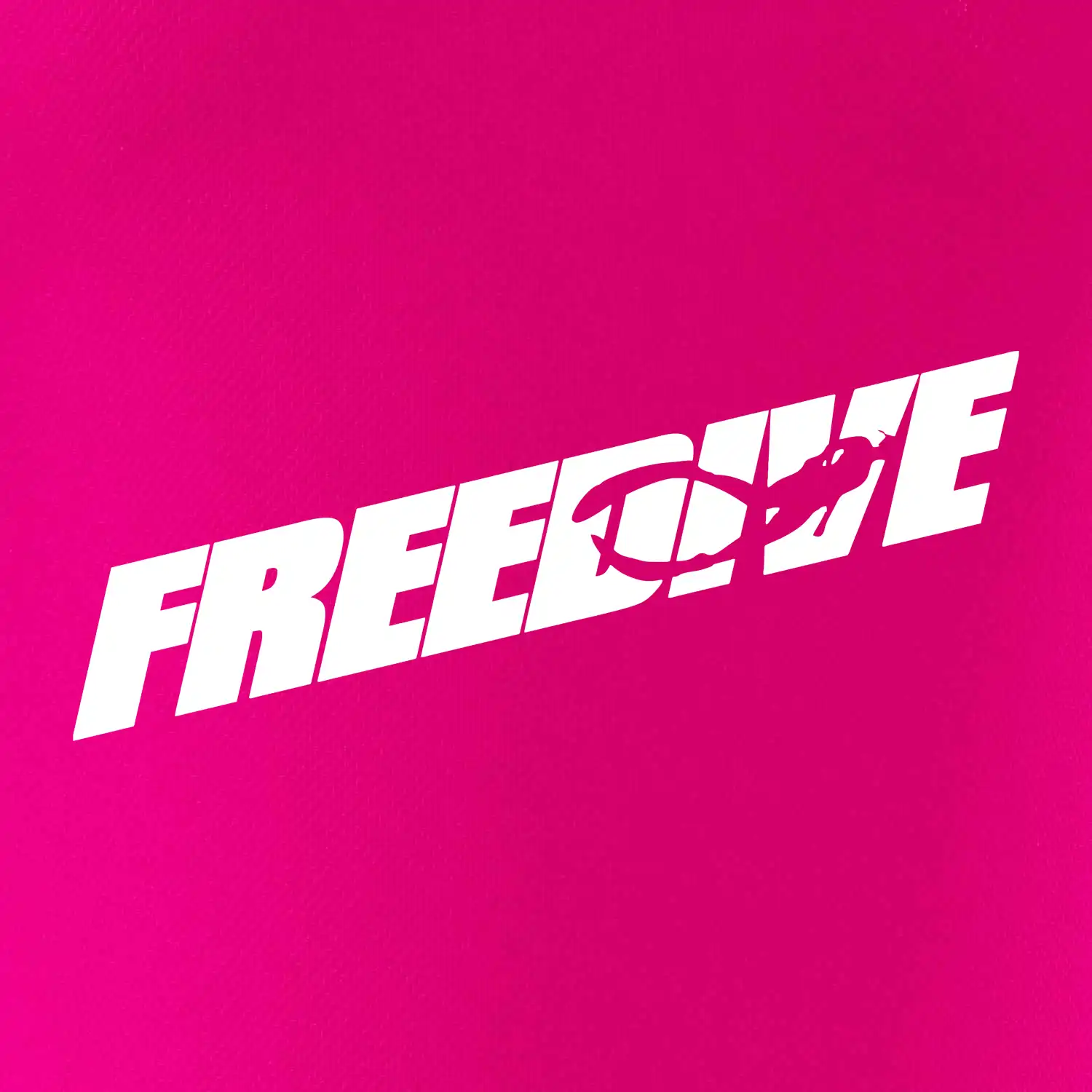 Freedive - nápis s potápěčem