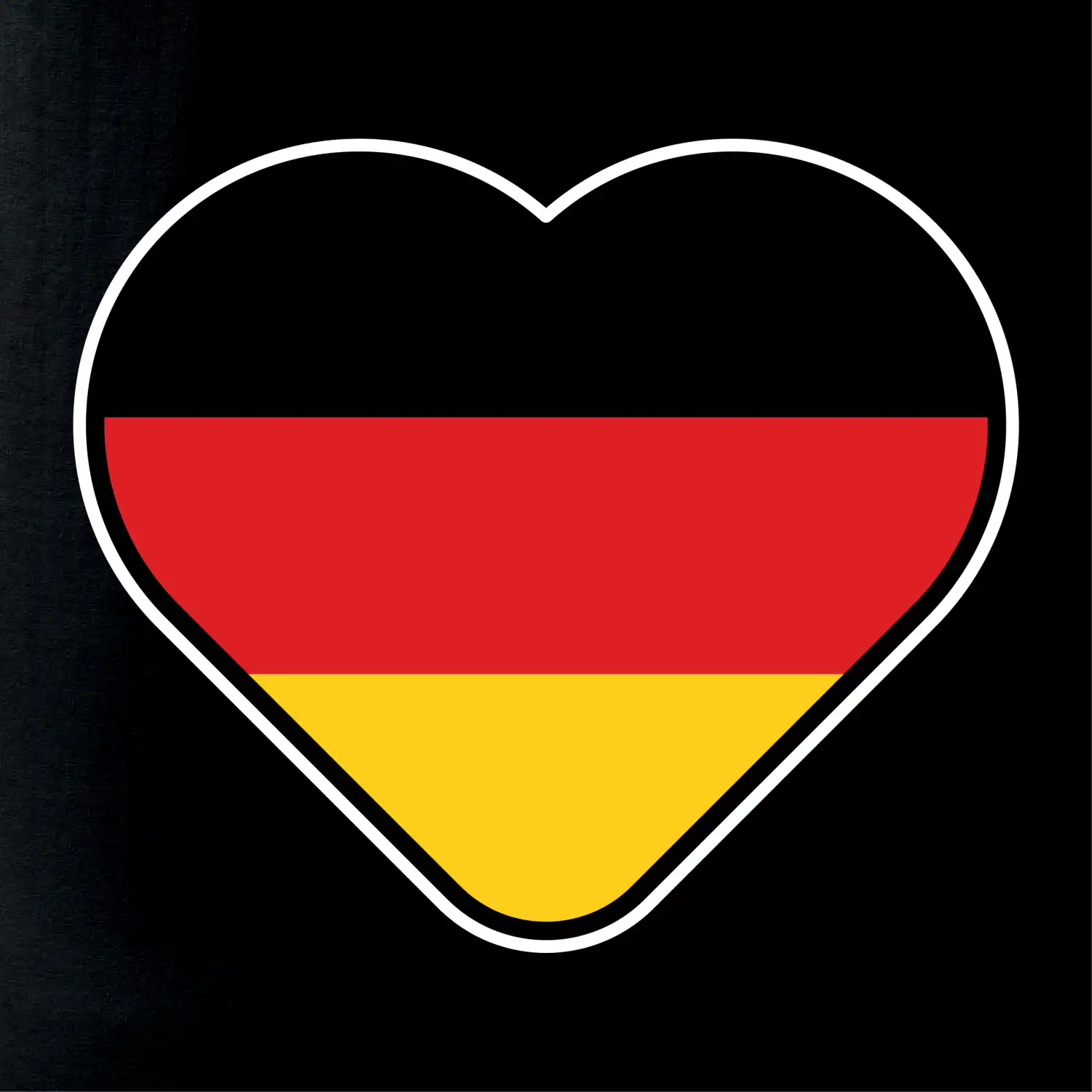 Germany love velké - Německá vlajka