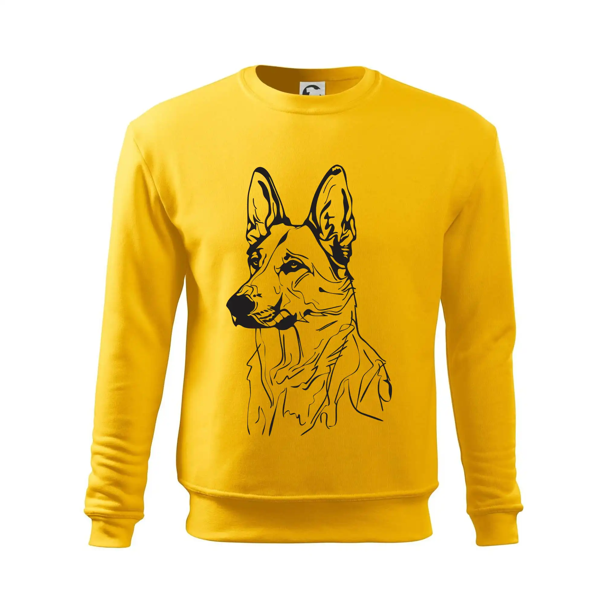 Německý ovčák černá kresba