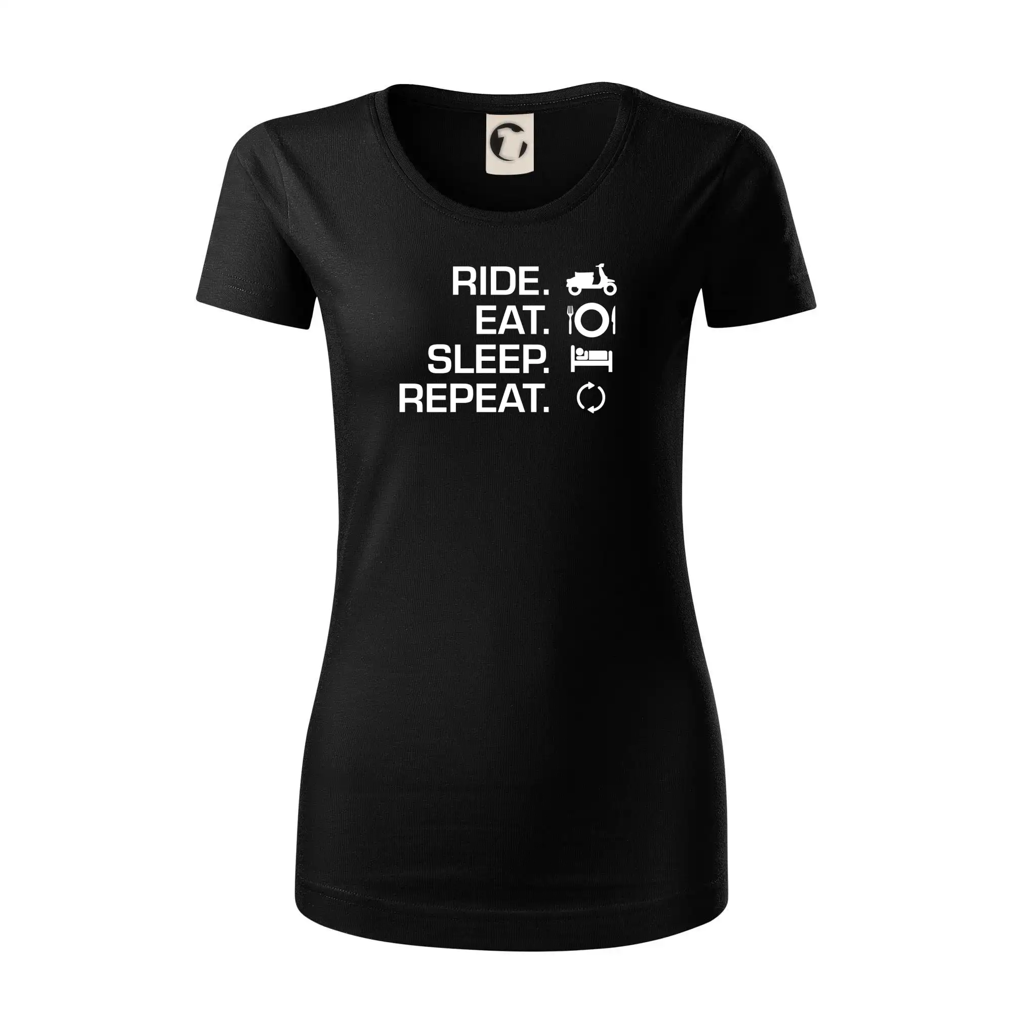 Ride Eat Sleep Repeat moto skútr