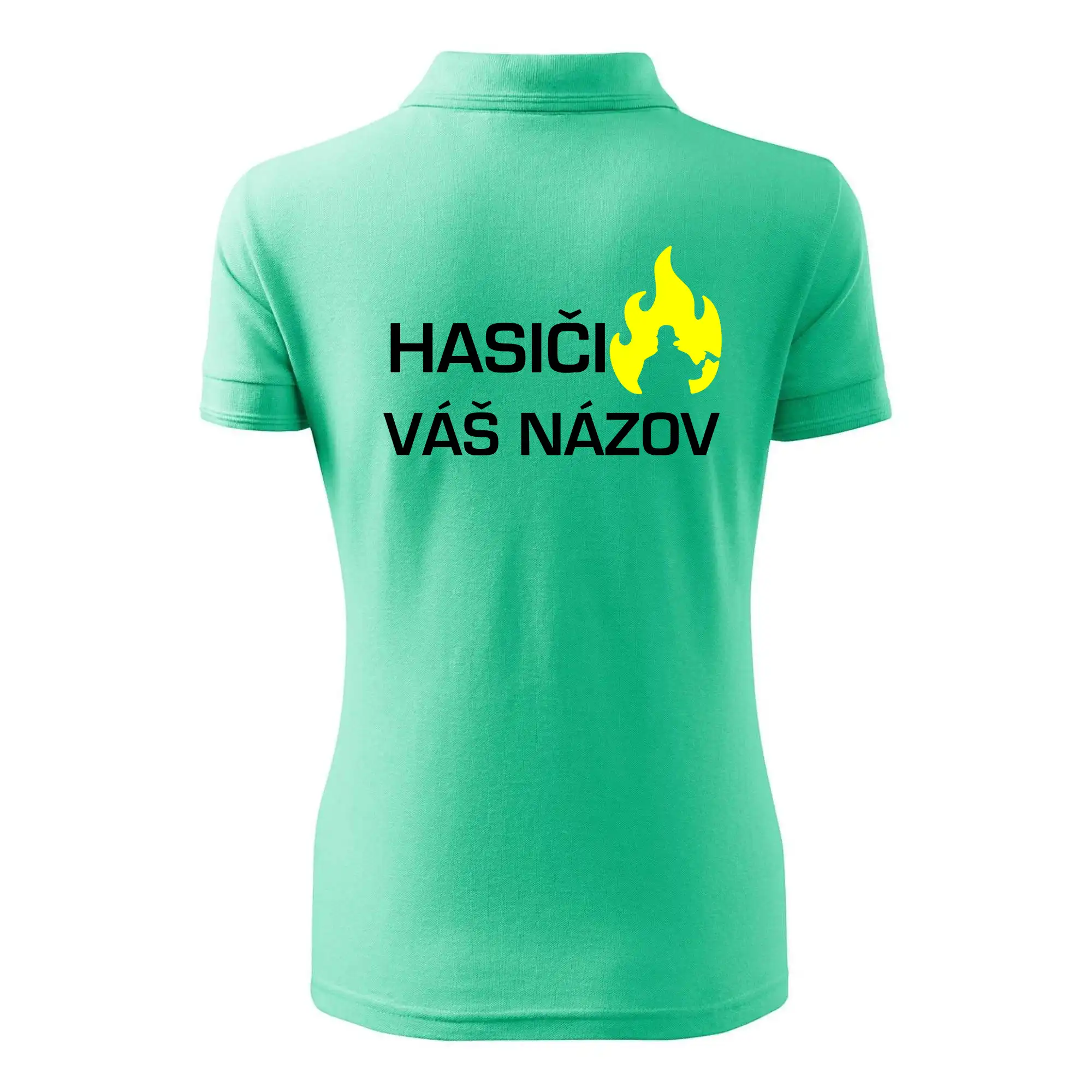 Hasiči - Váš názov - FLUO + Reflexná potlač