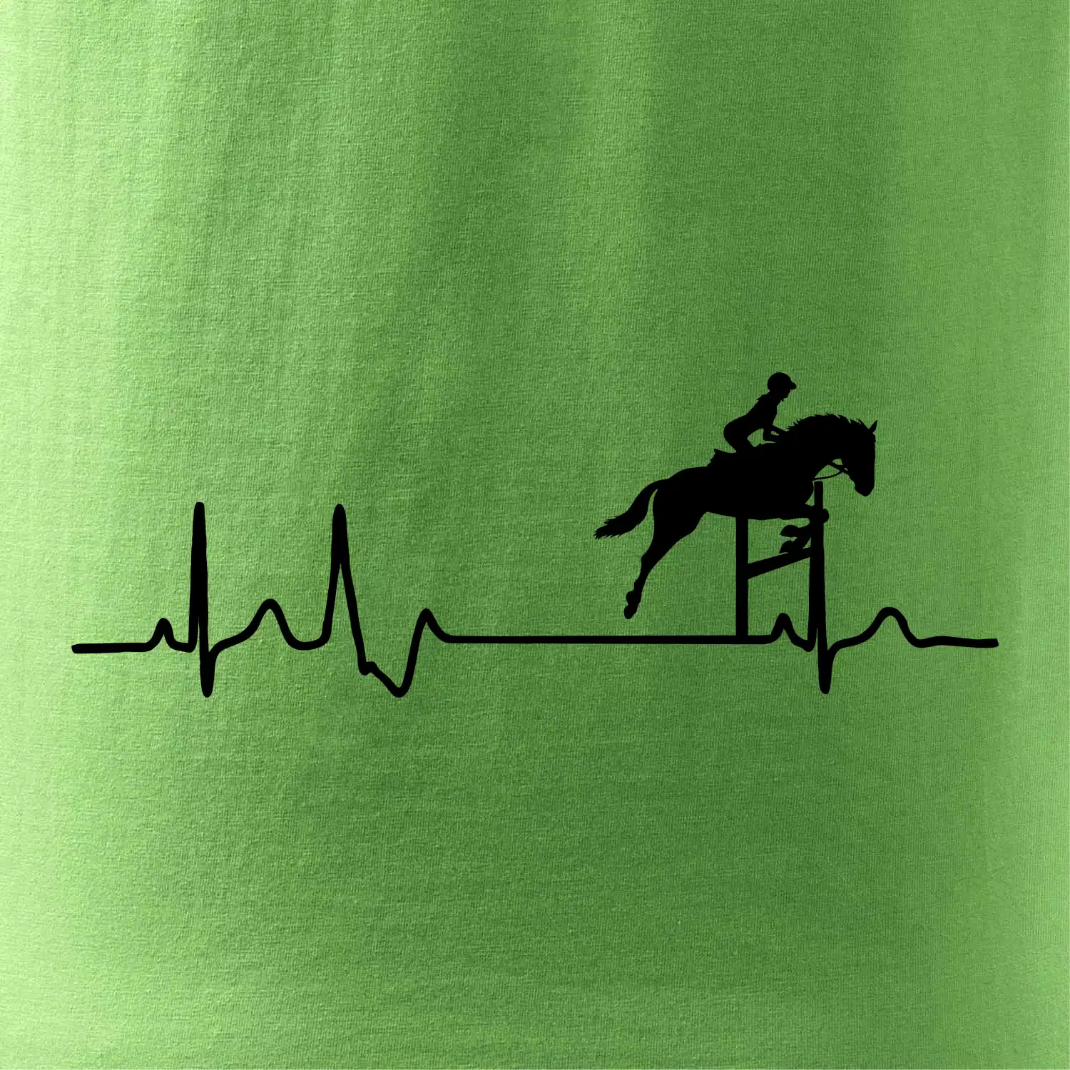 EKG kůň přeskok