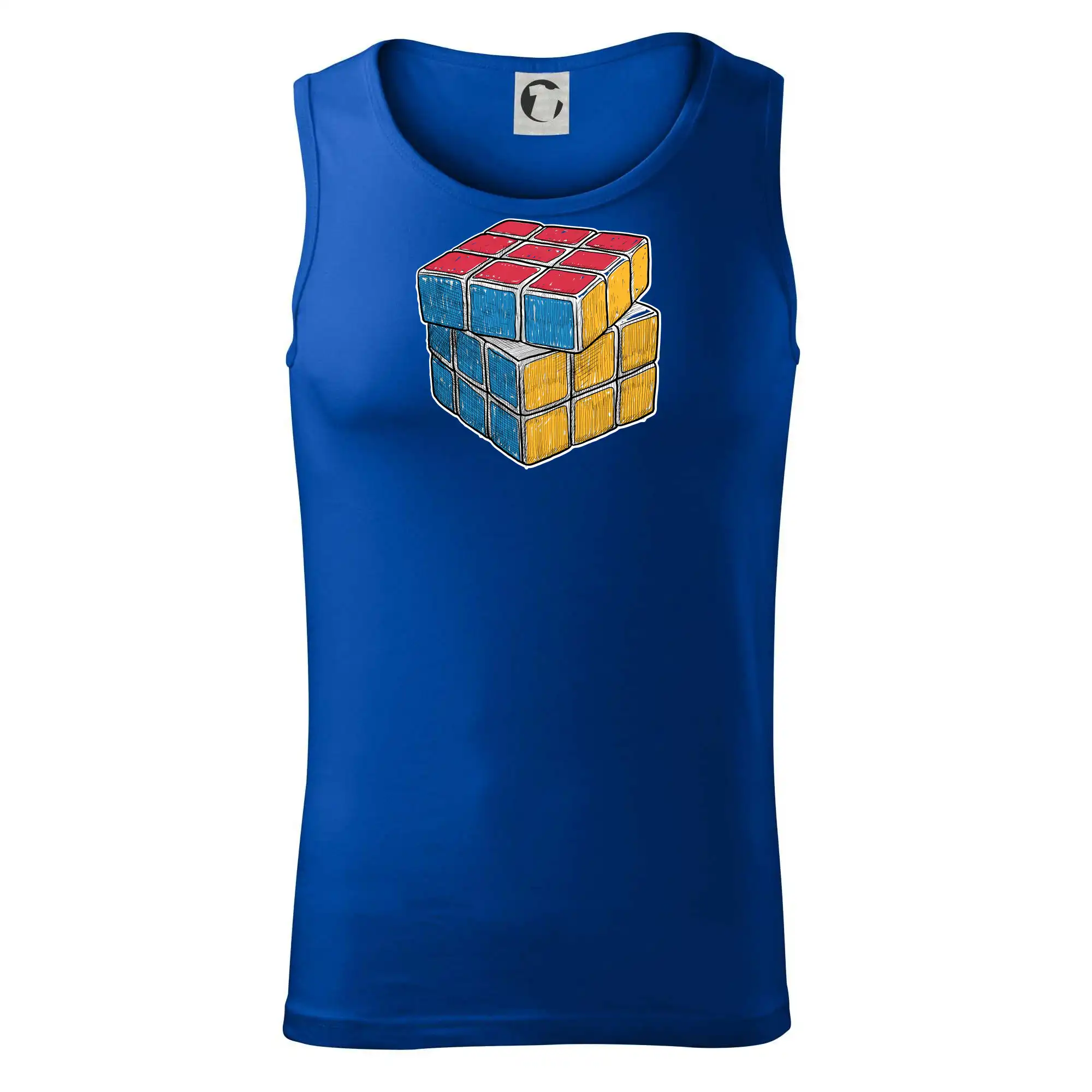 Rubikova kostka kreslená