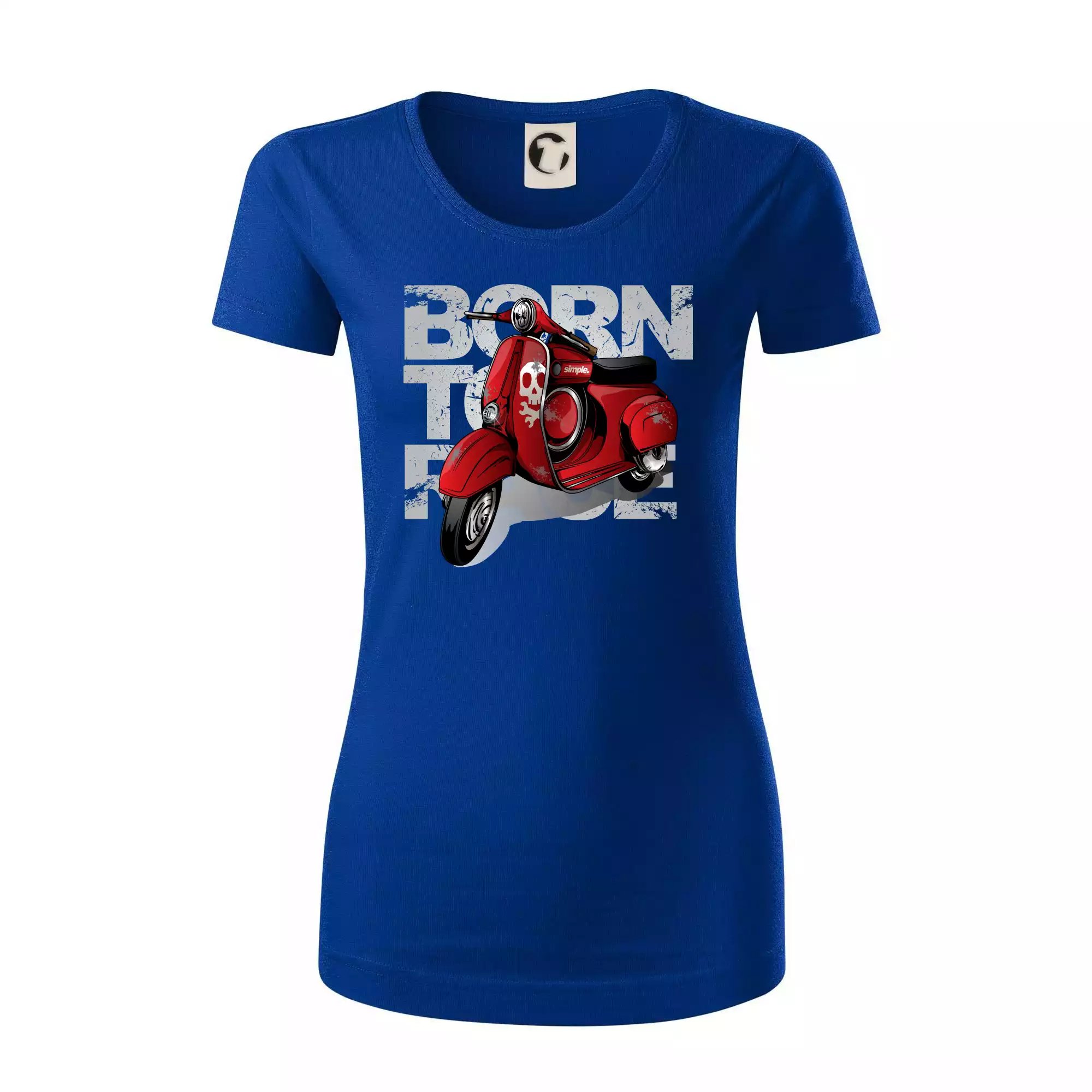 Scooter born to ride red