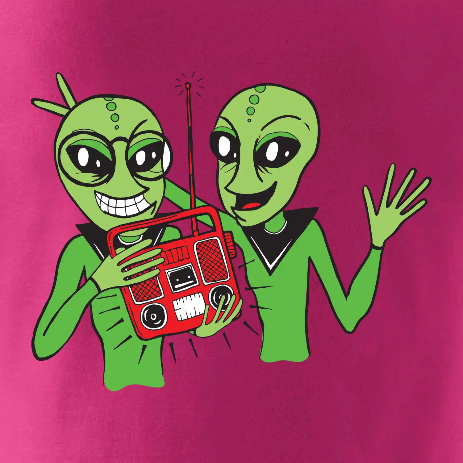 Ufo a rádio (Pecka design)