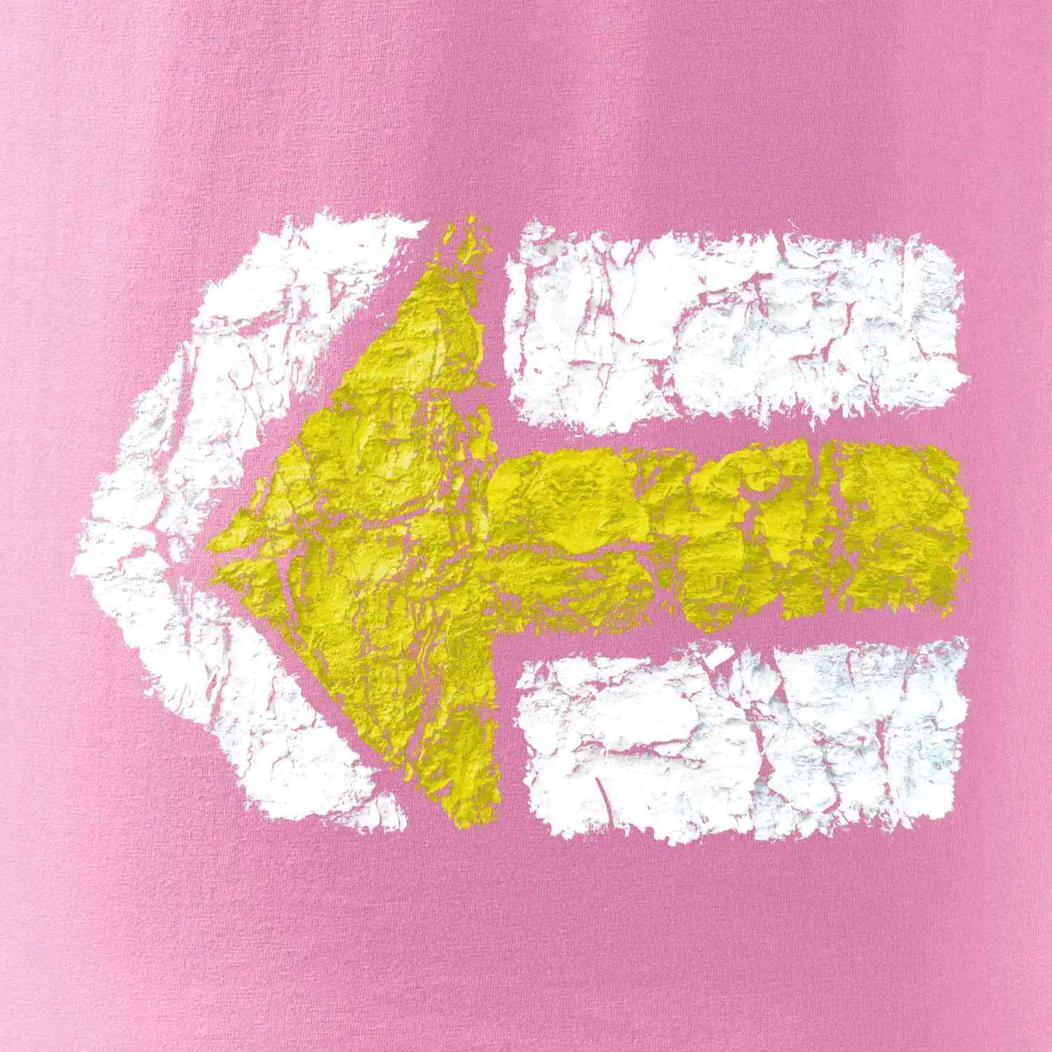 Párová turistická značka žlutá