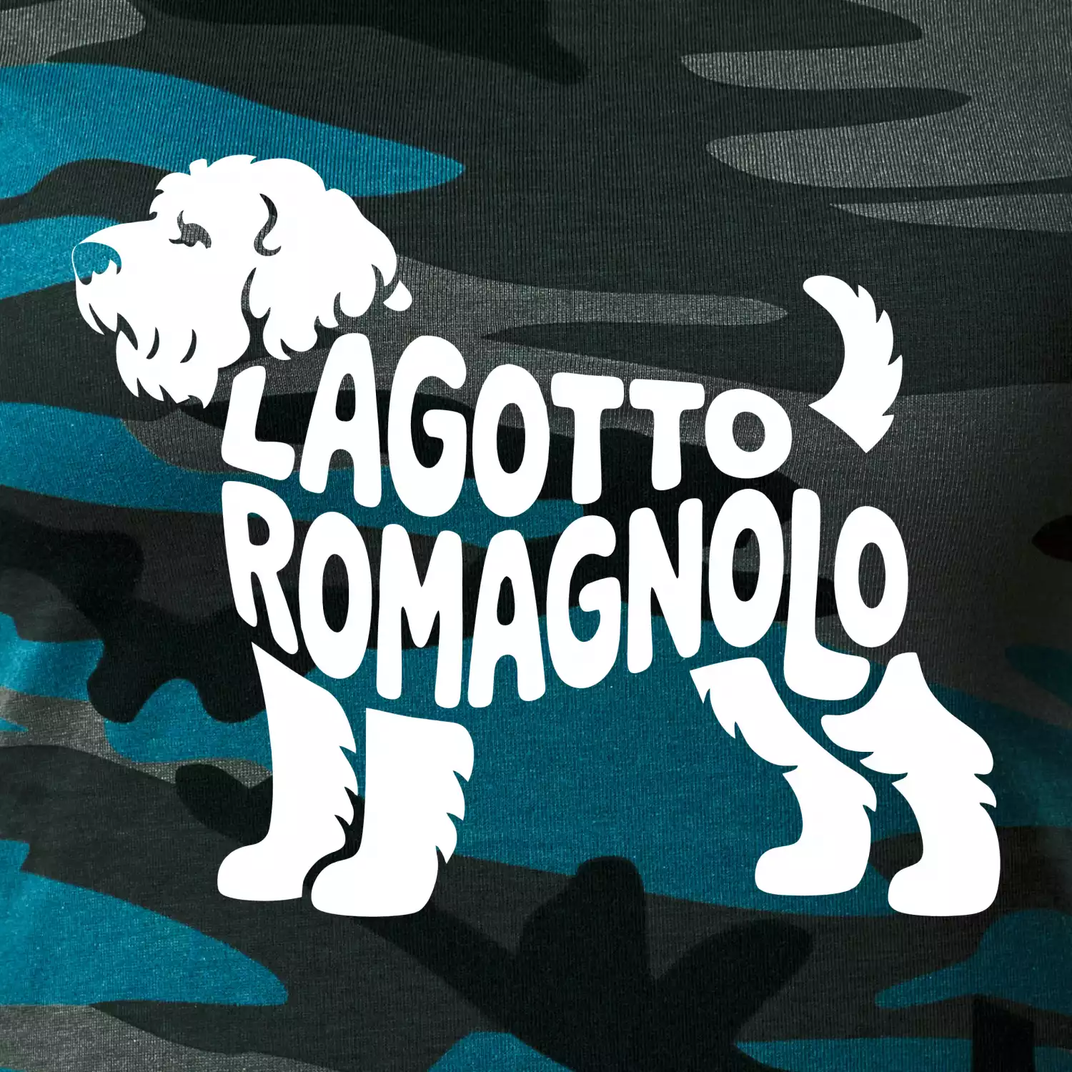 Lagotto romagnolo nápis v těle