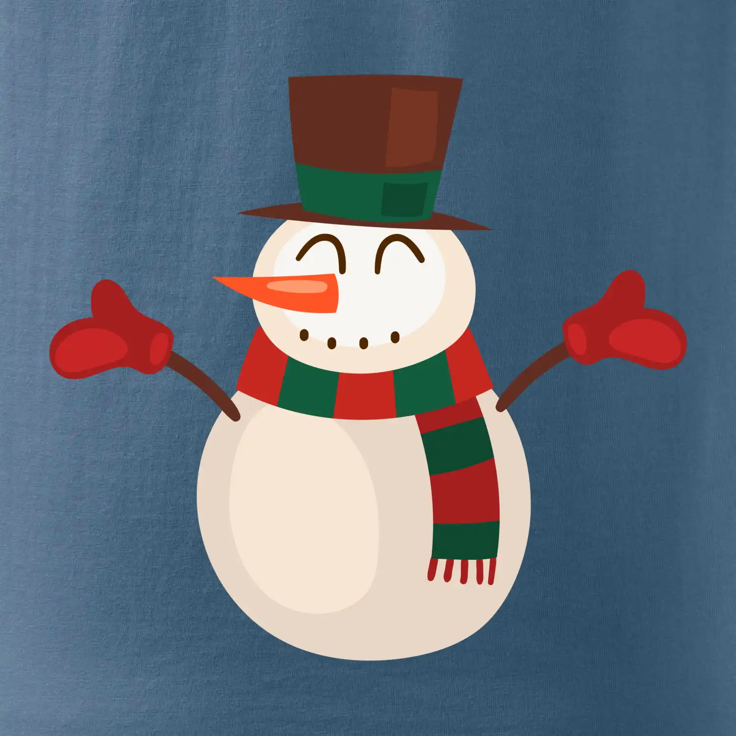 Vánoční sněhulák