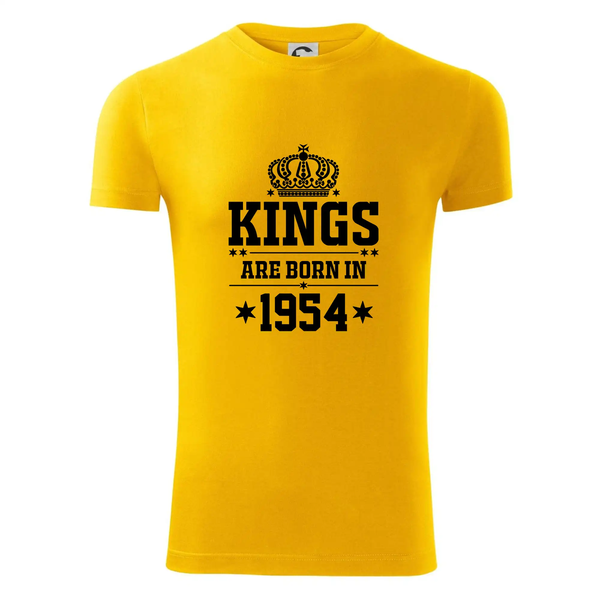 Trička s ročníkom 1954 - Kings are born in 1954 - Viper FIT - Pánske zúžené tričko