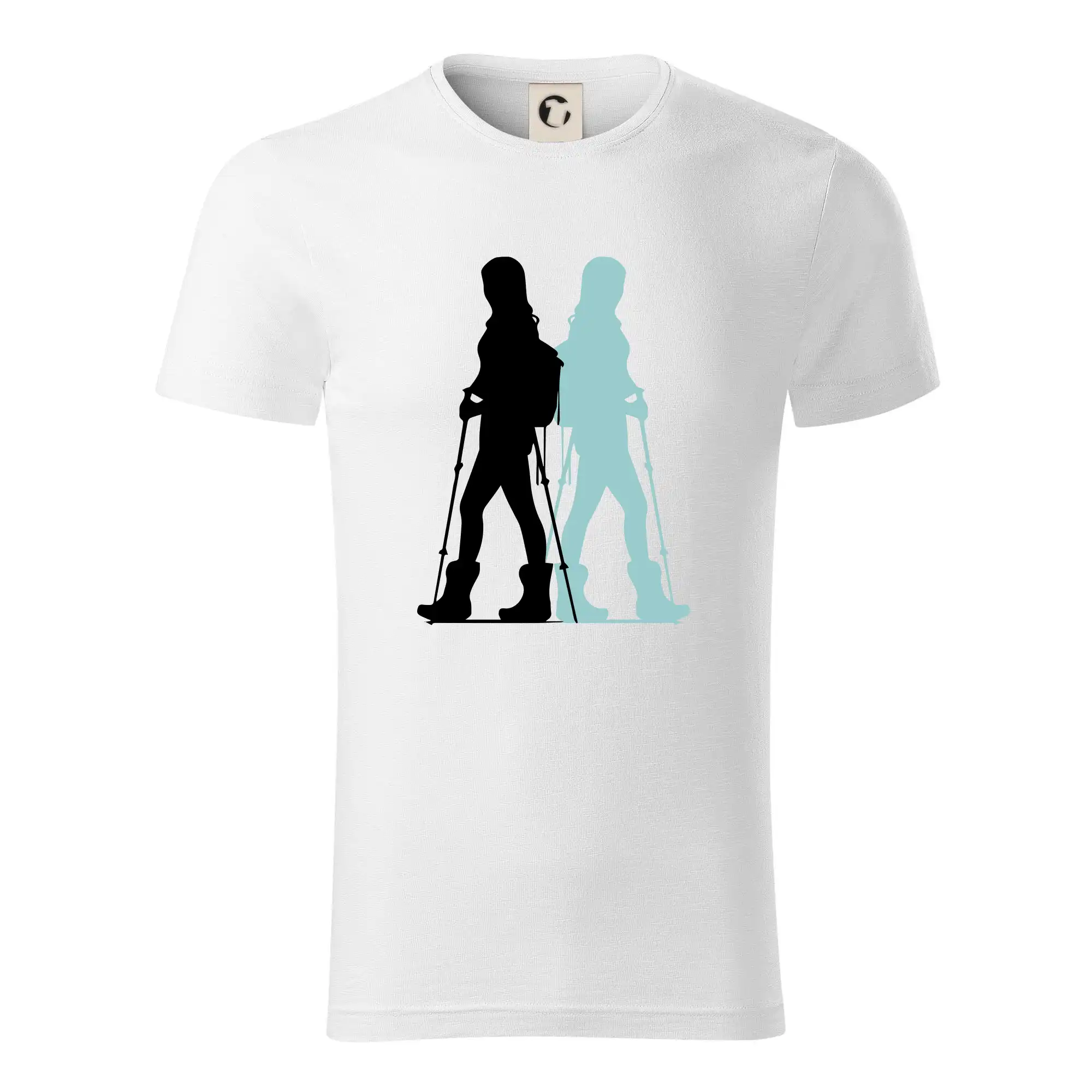 Nordic walking figury - žena