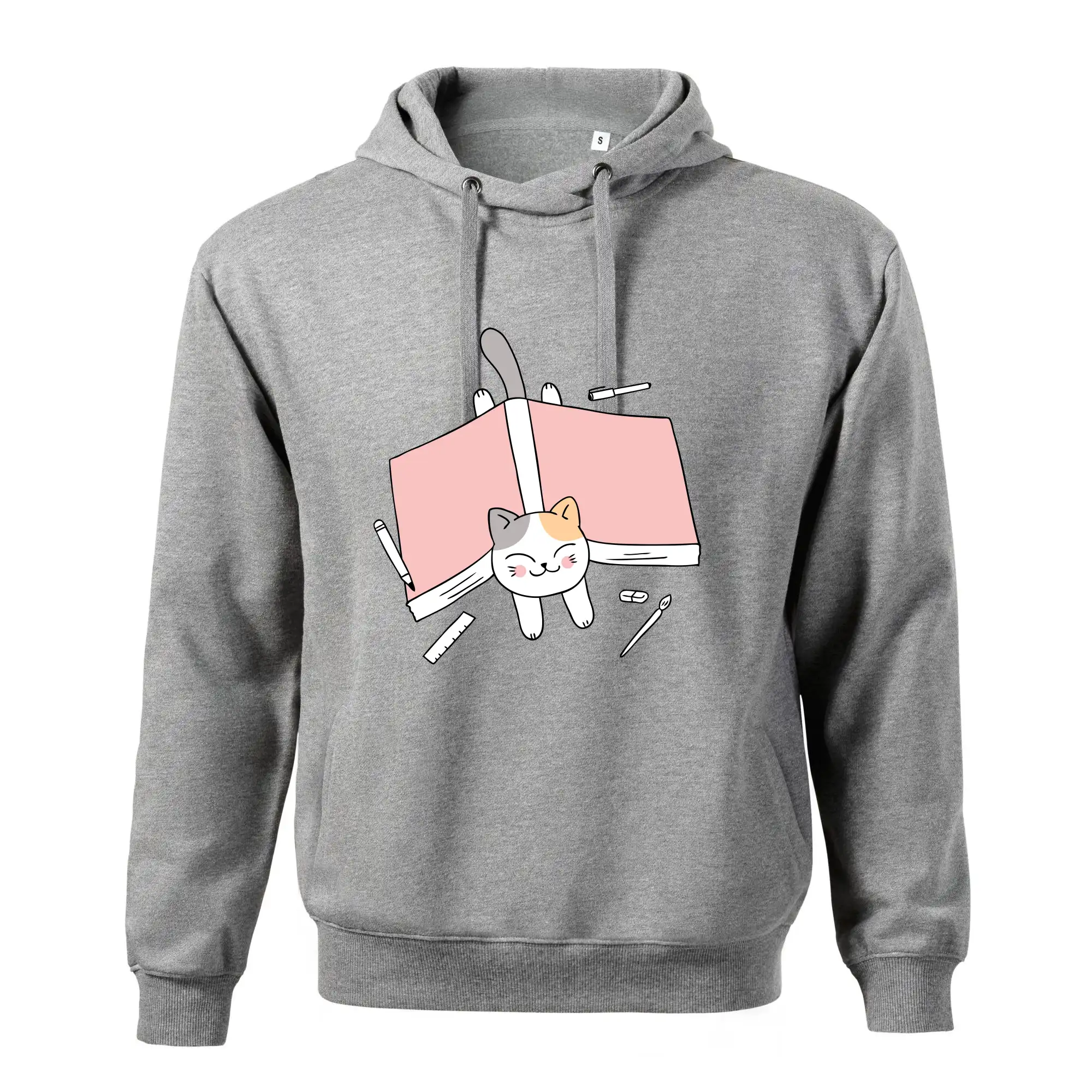Učení na státnice kočka