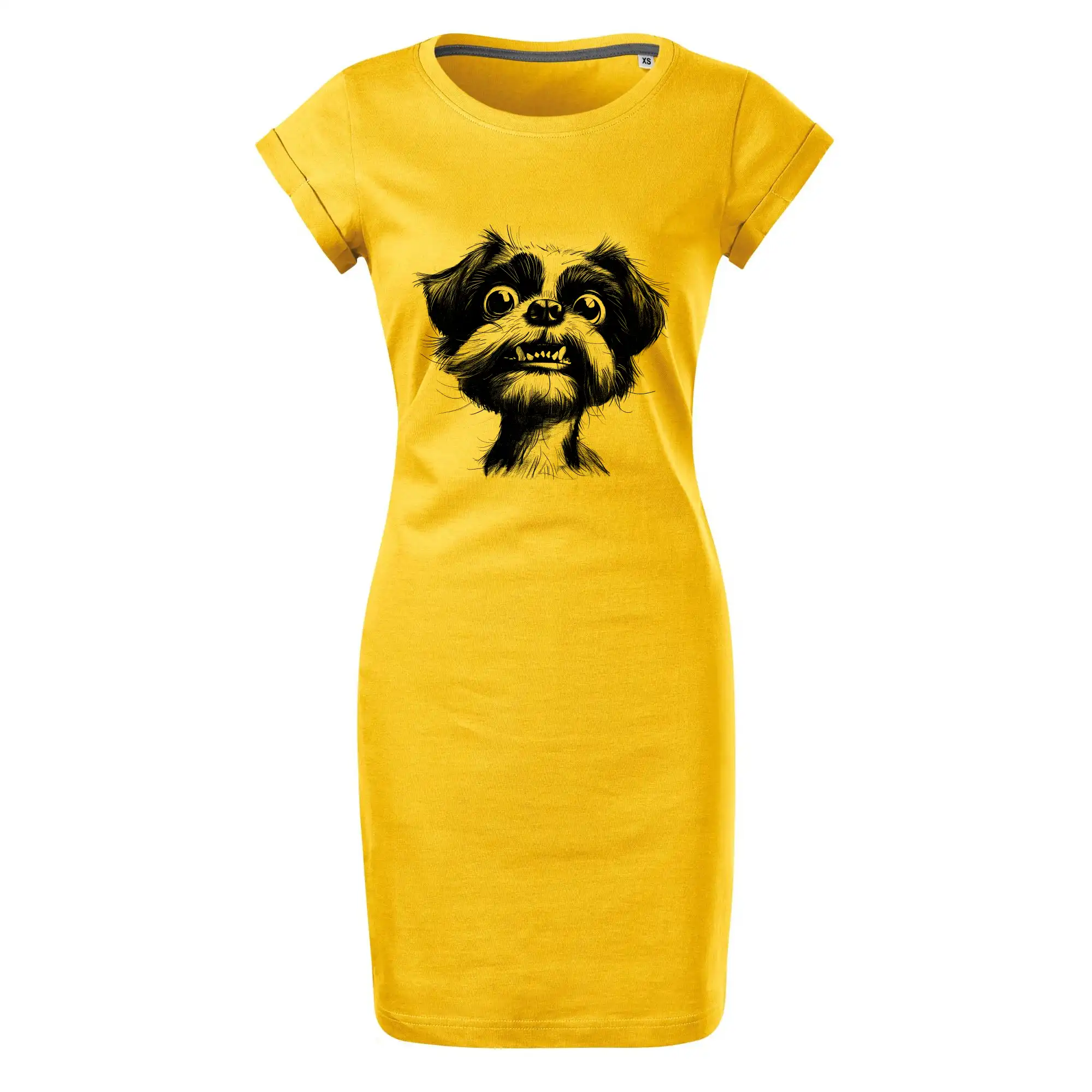 Černobílá karikatura Ši-tzu