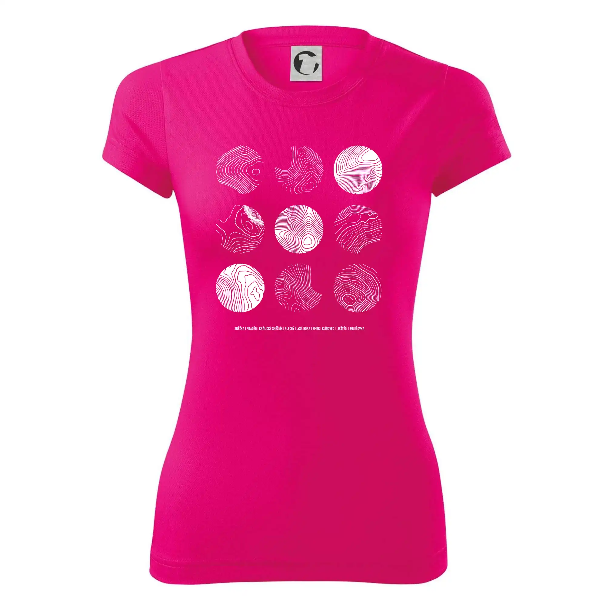 Vrstevnice nejvyšších Českých hor