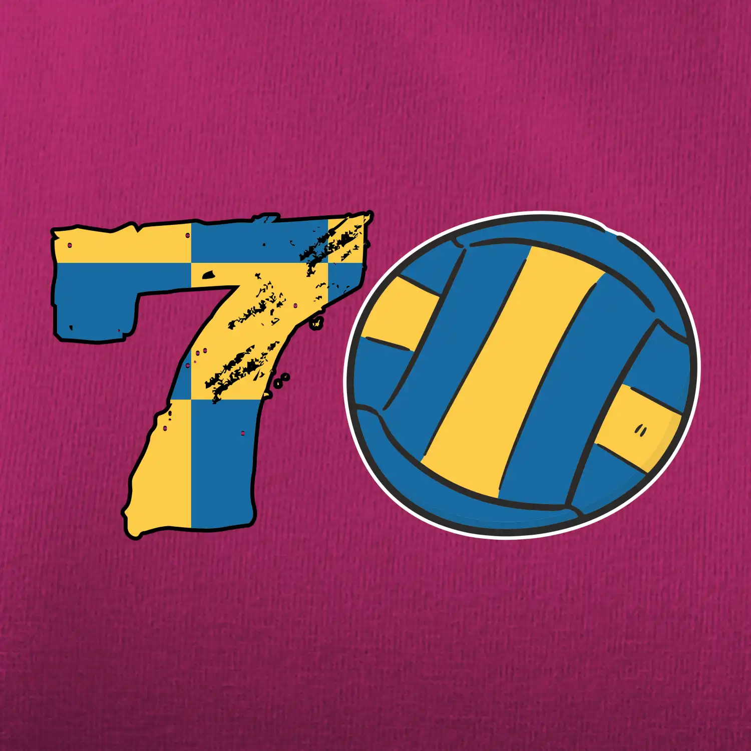 Volejbal kulaté narozeniny 70