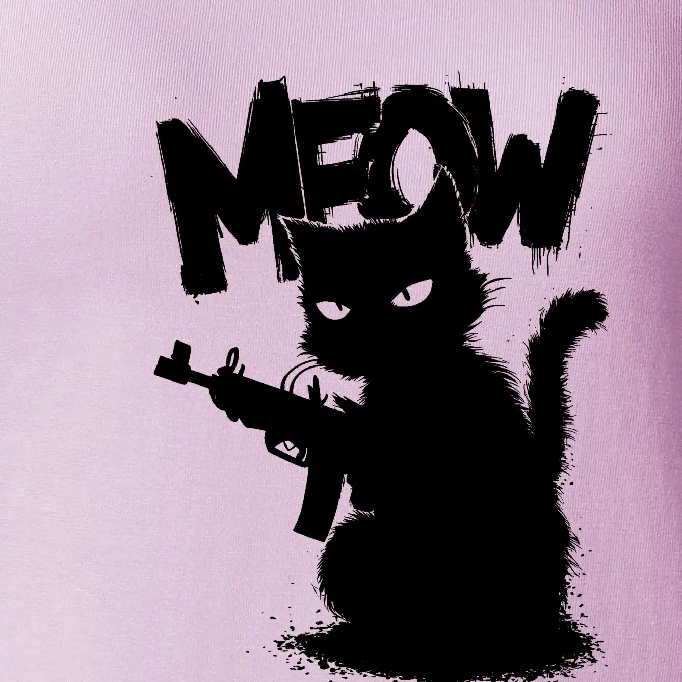 Meow kočka se zbraní