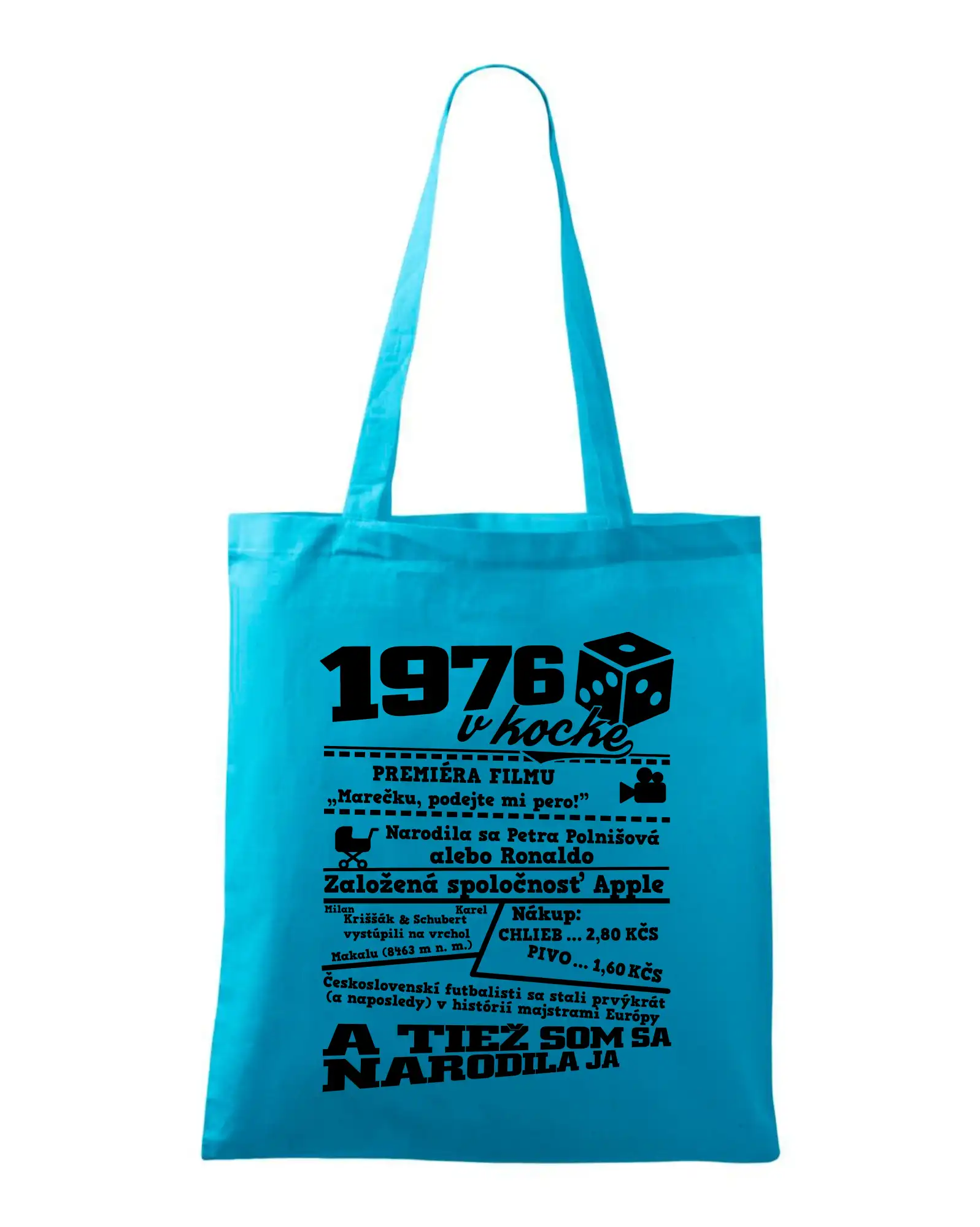 Narodeniny v kocke - 1976 v kocke - Taška bavlnená