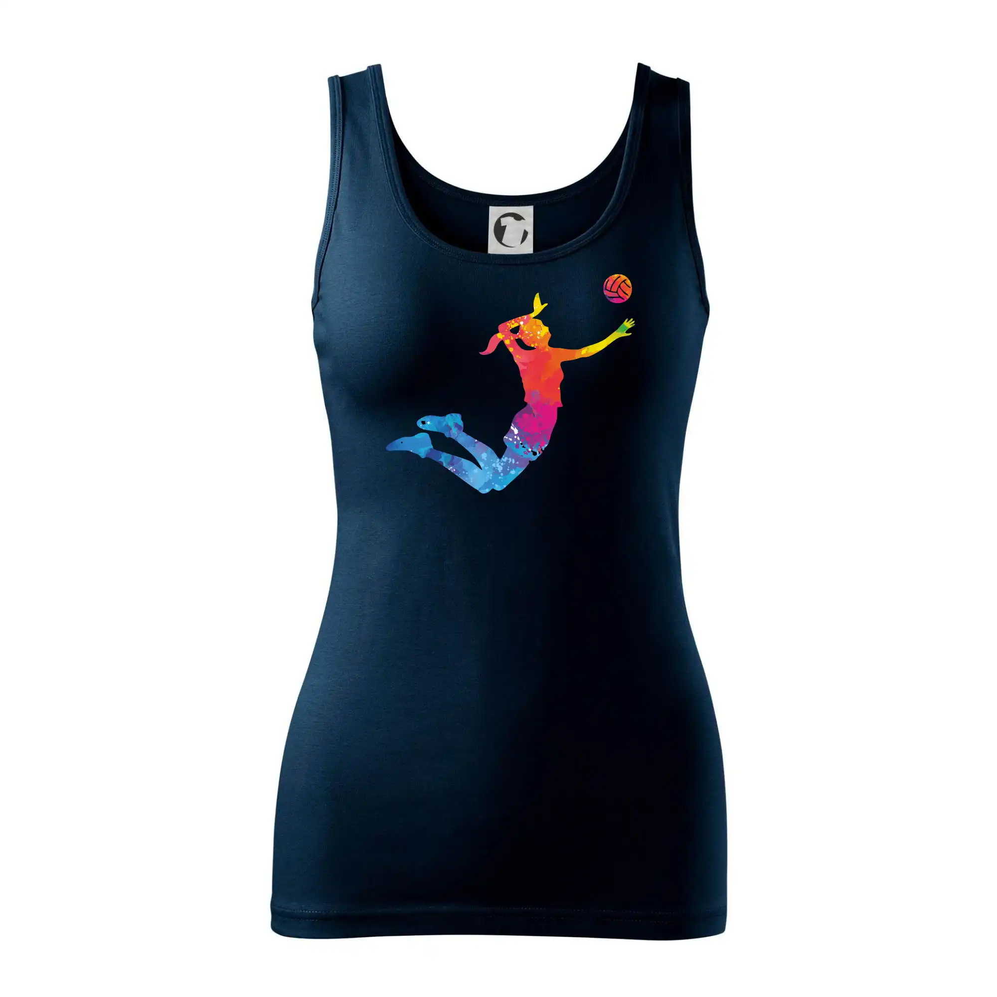 Volejbalistka splash s míčem