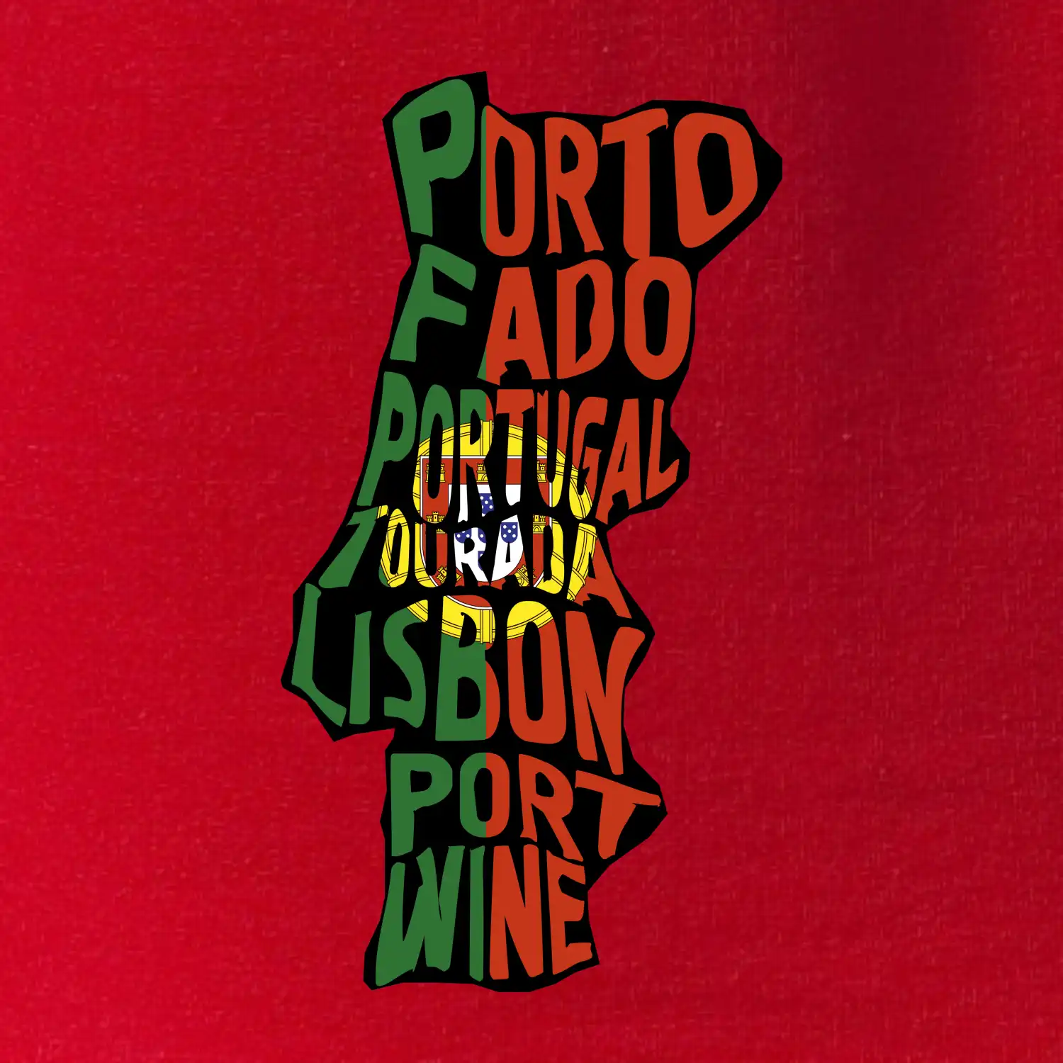 Mapy - názvy měst - Portugalsko