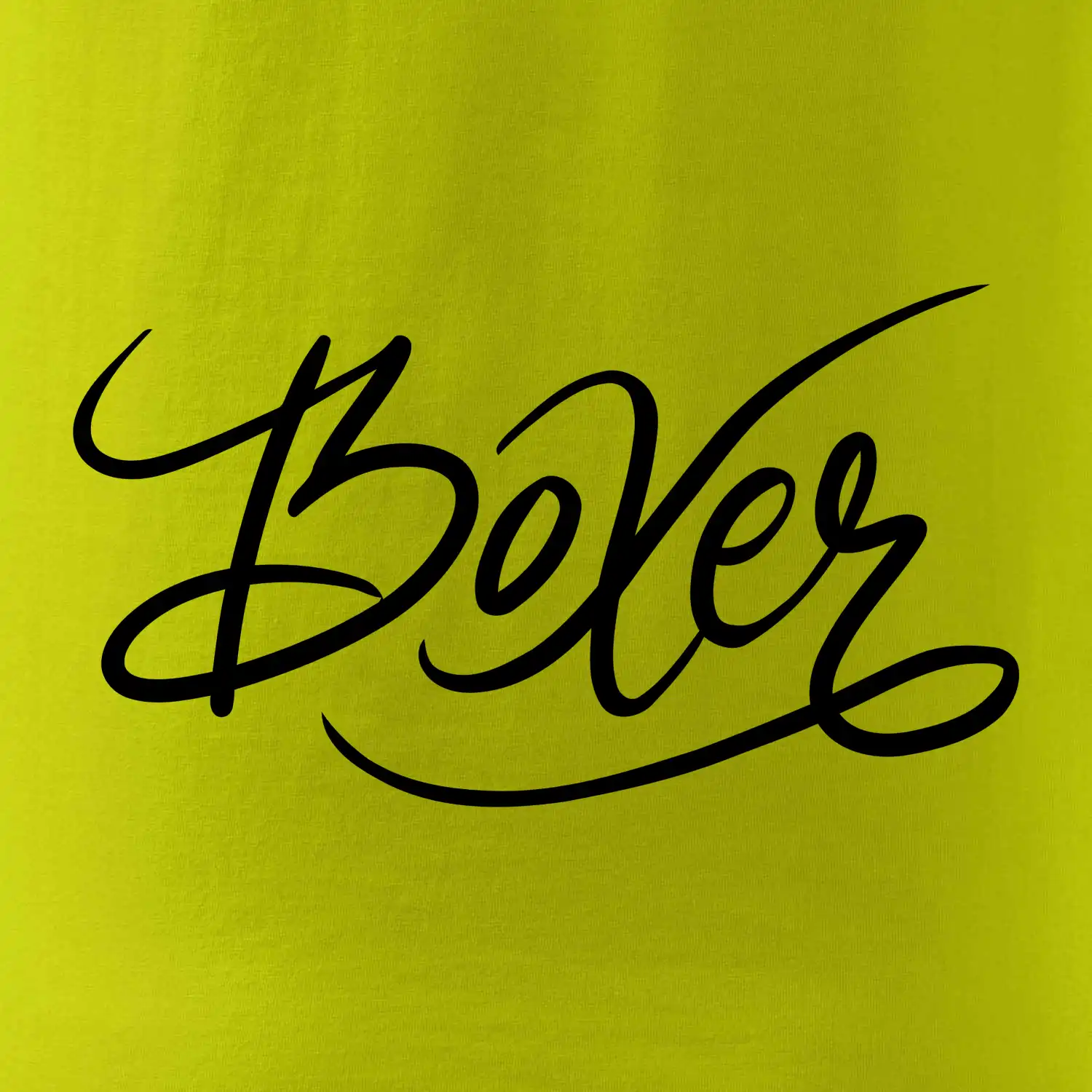 Boxer - nápis okrasný