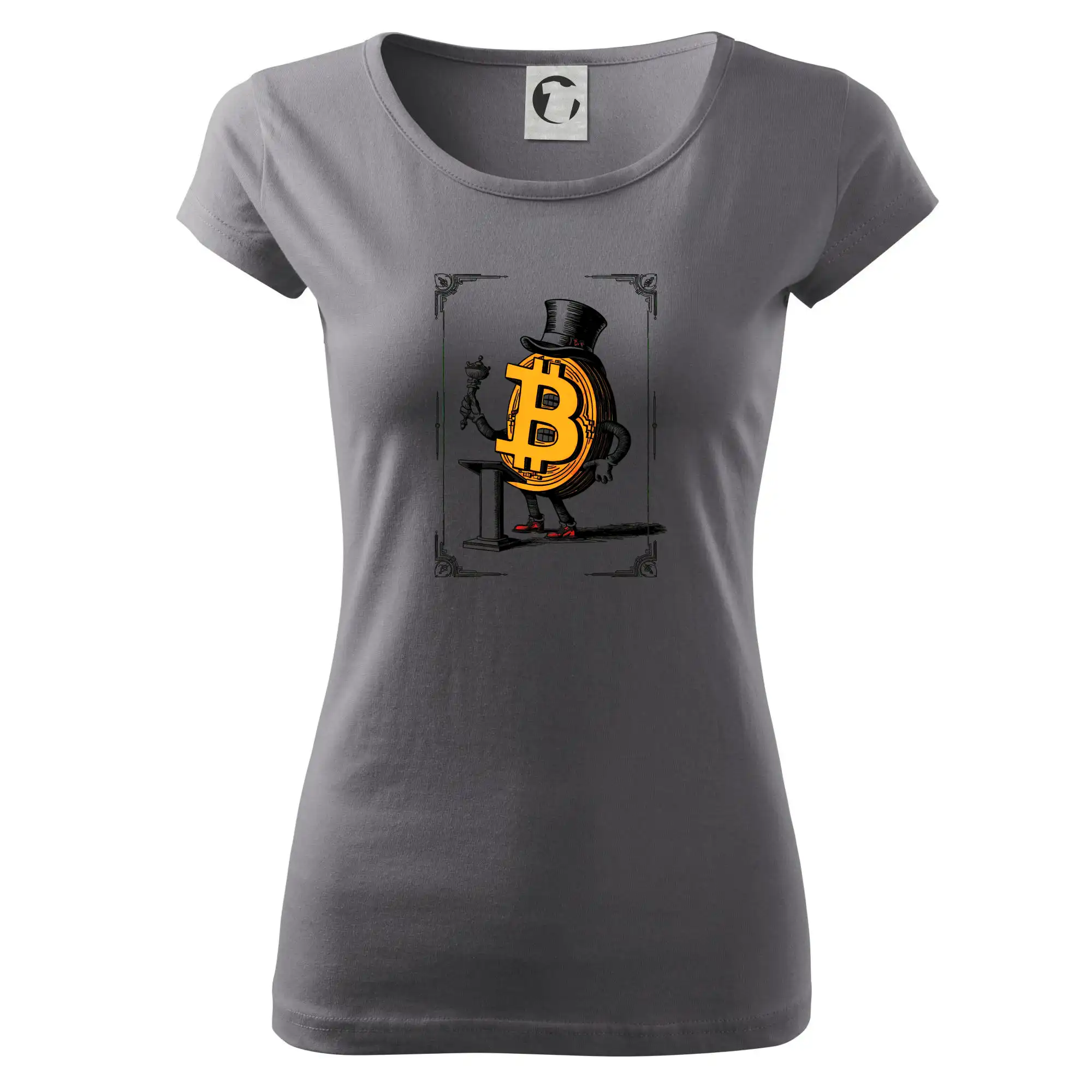 Oldschool bitcoin - Dámske tričko Pure