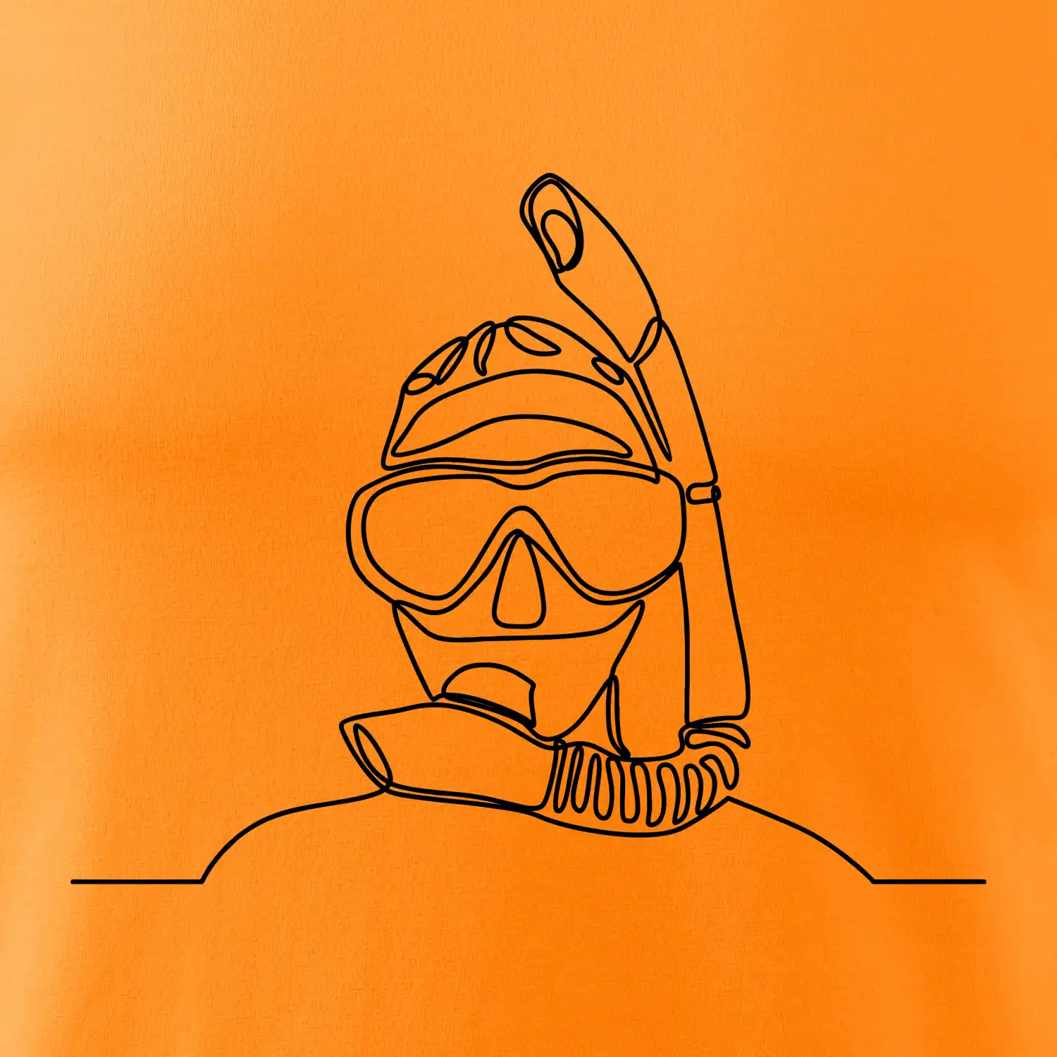 Potápěč jedním tahem