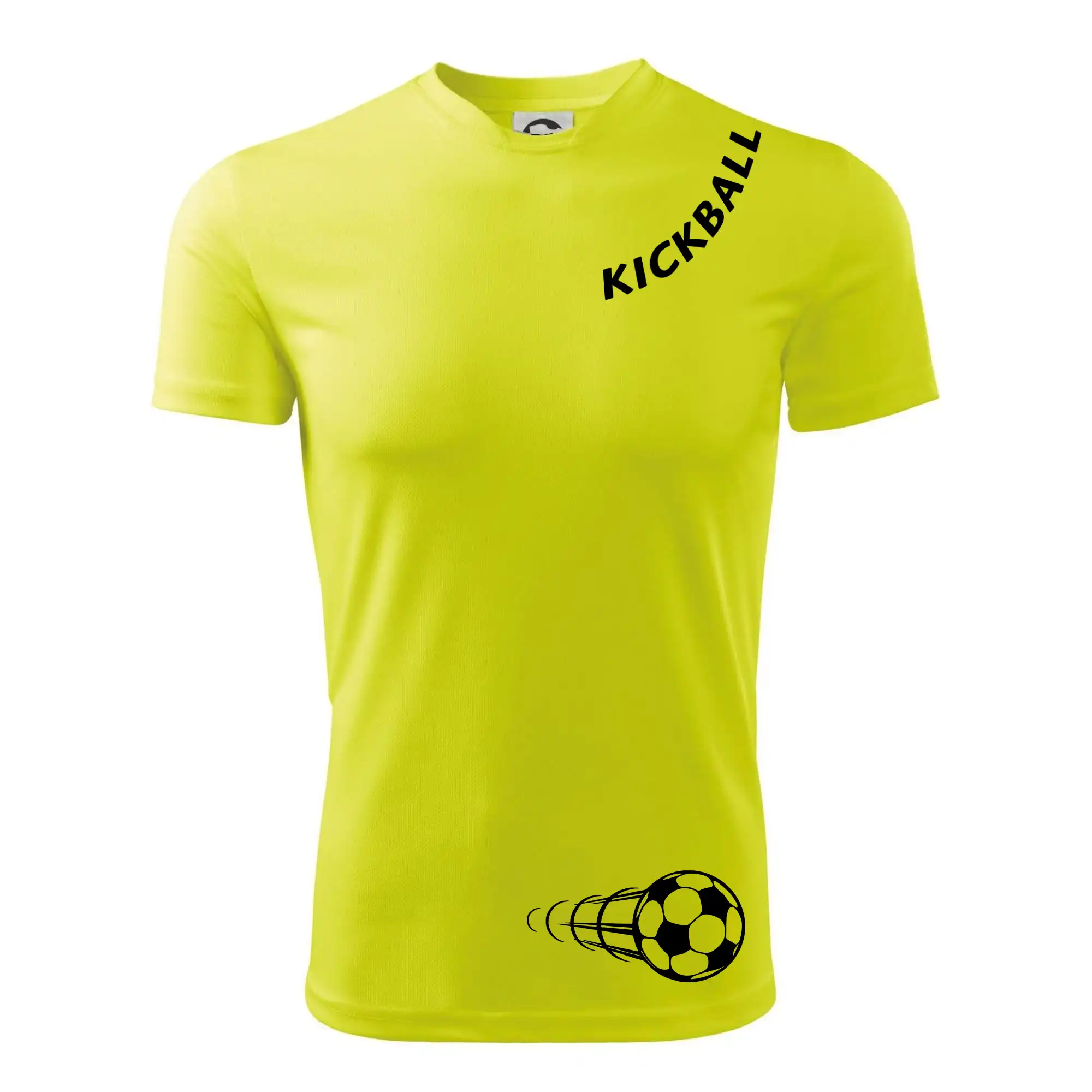 Tričká na nohejbal - Kickball nápis šikmo - Pánske tričko Fantasy športové