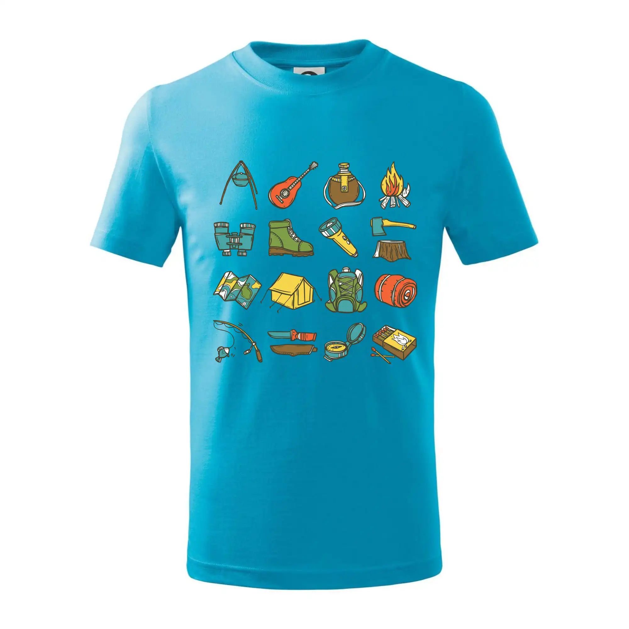 Trička na kempovanie - Camping set - Tričko detské bavlnené