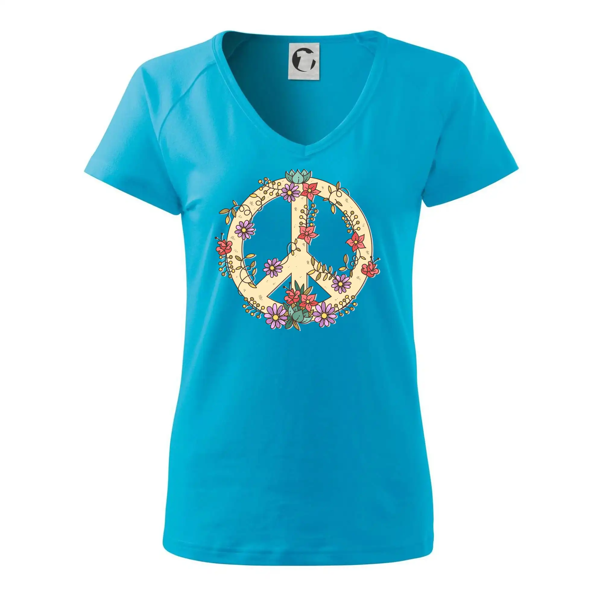Peace symbol pískový