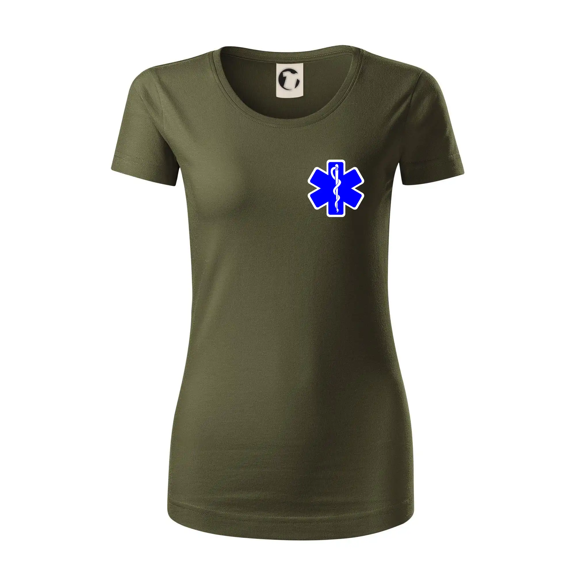 Rescue - Hvězda na prsu +  nápis na zádech