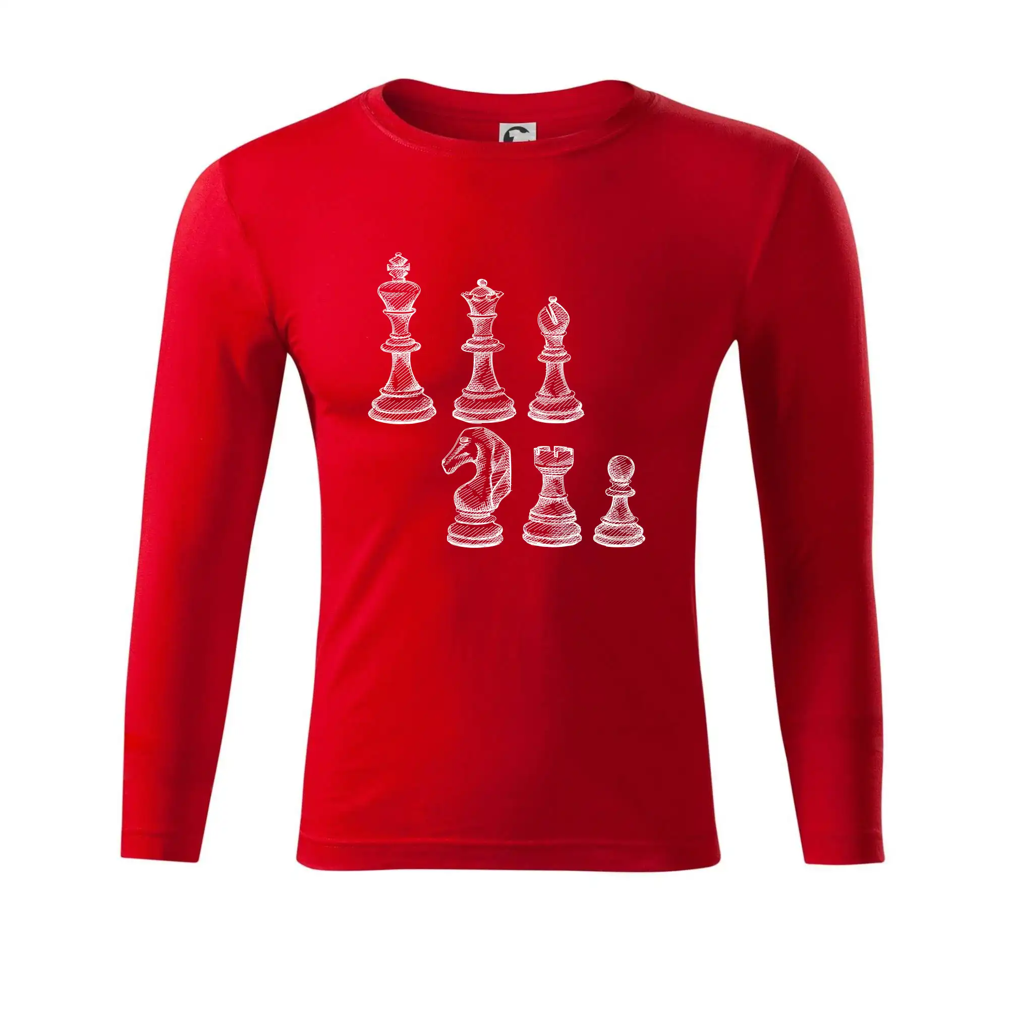 Šachové figurky kreslené