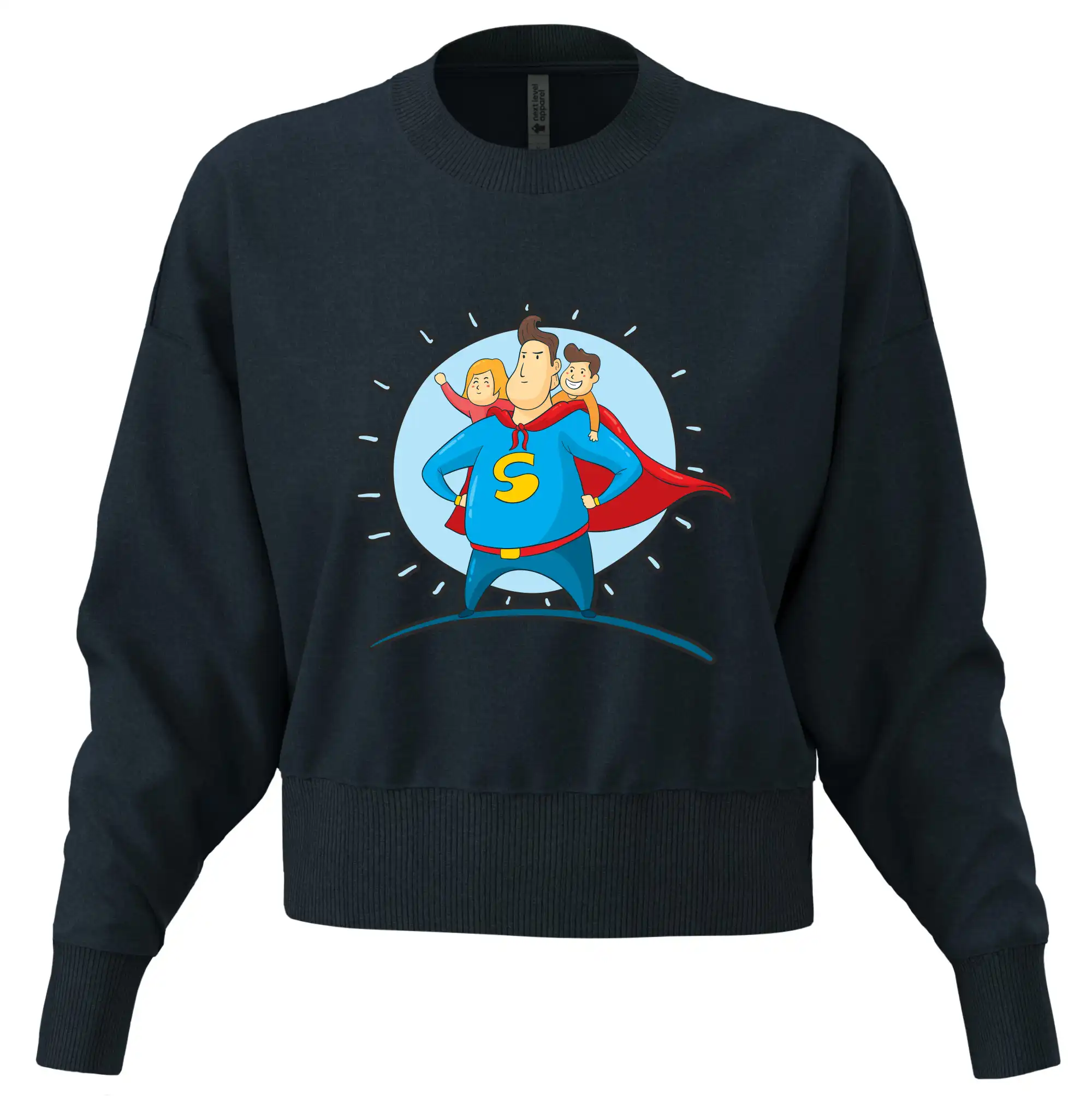 Táta superman - holka a kluk