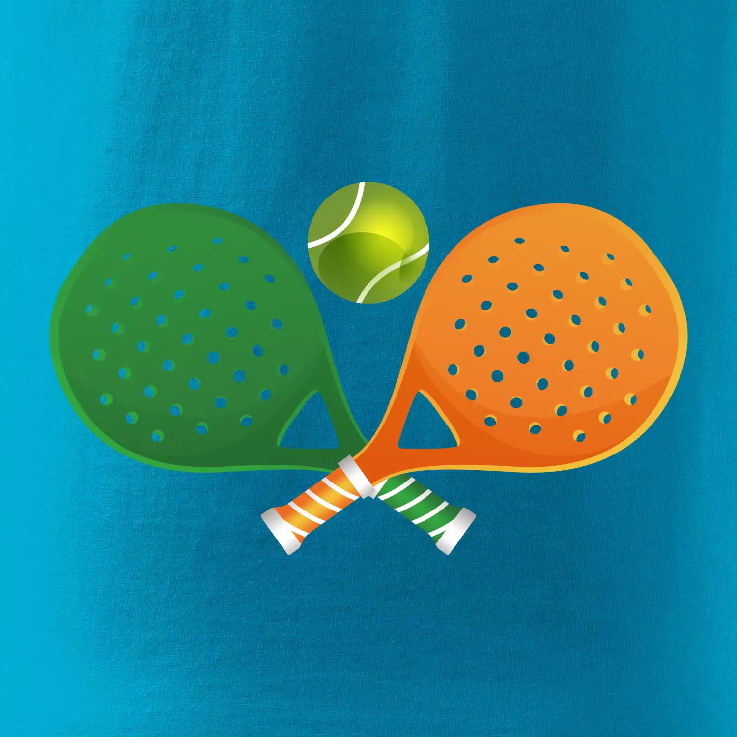 Padel - barevné rakety