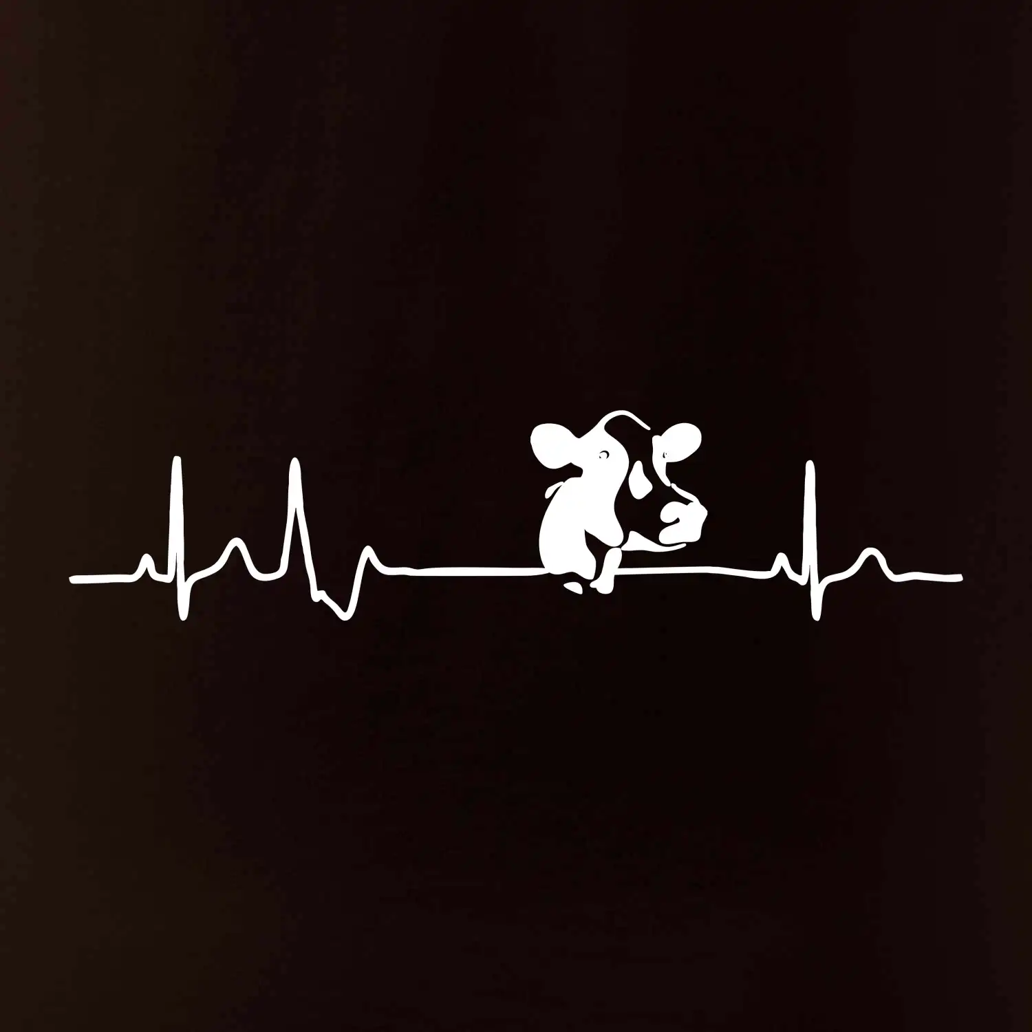 Kráva EKG