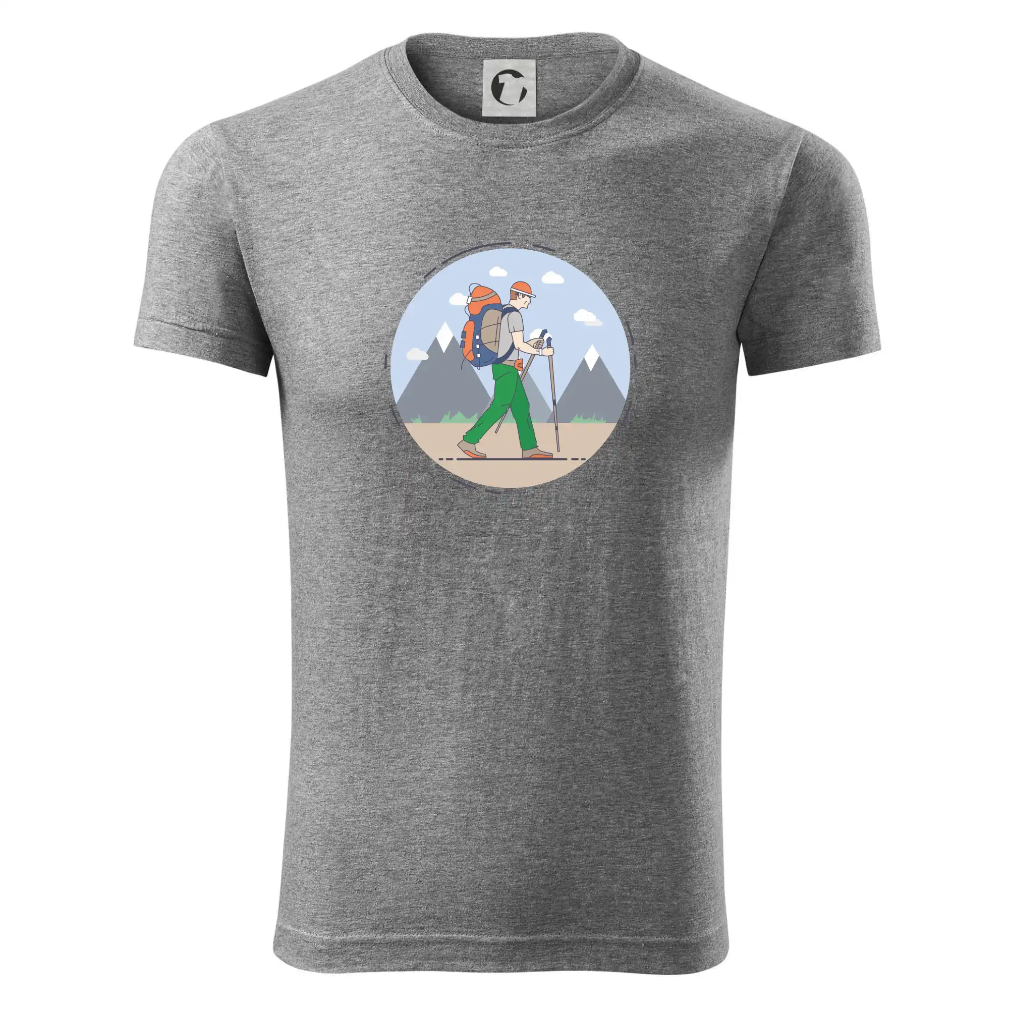 Barevný párový motiv na hory