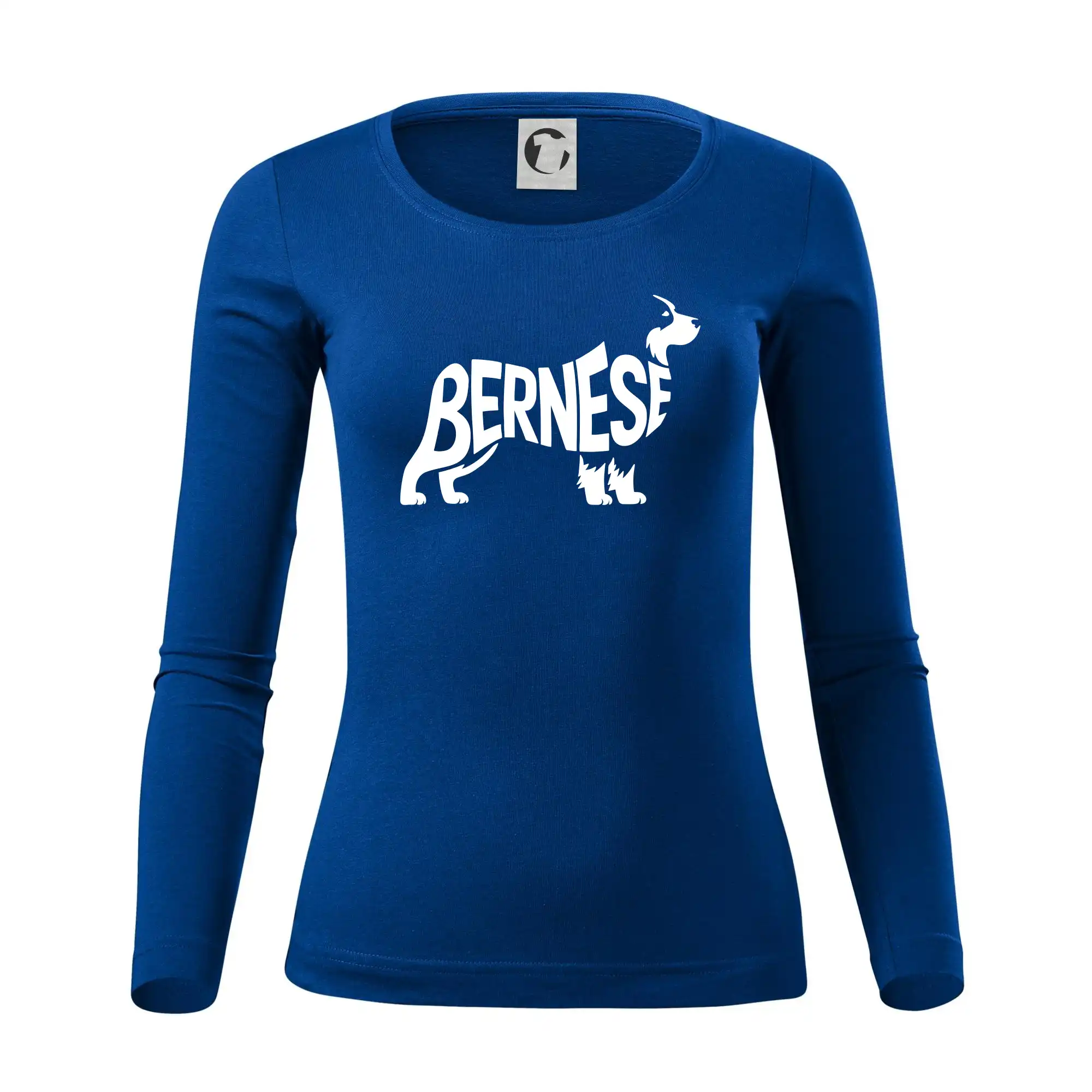 Bernese Mountain Dog nápis v těle