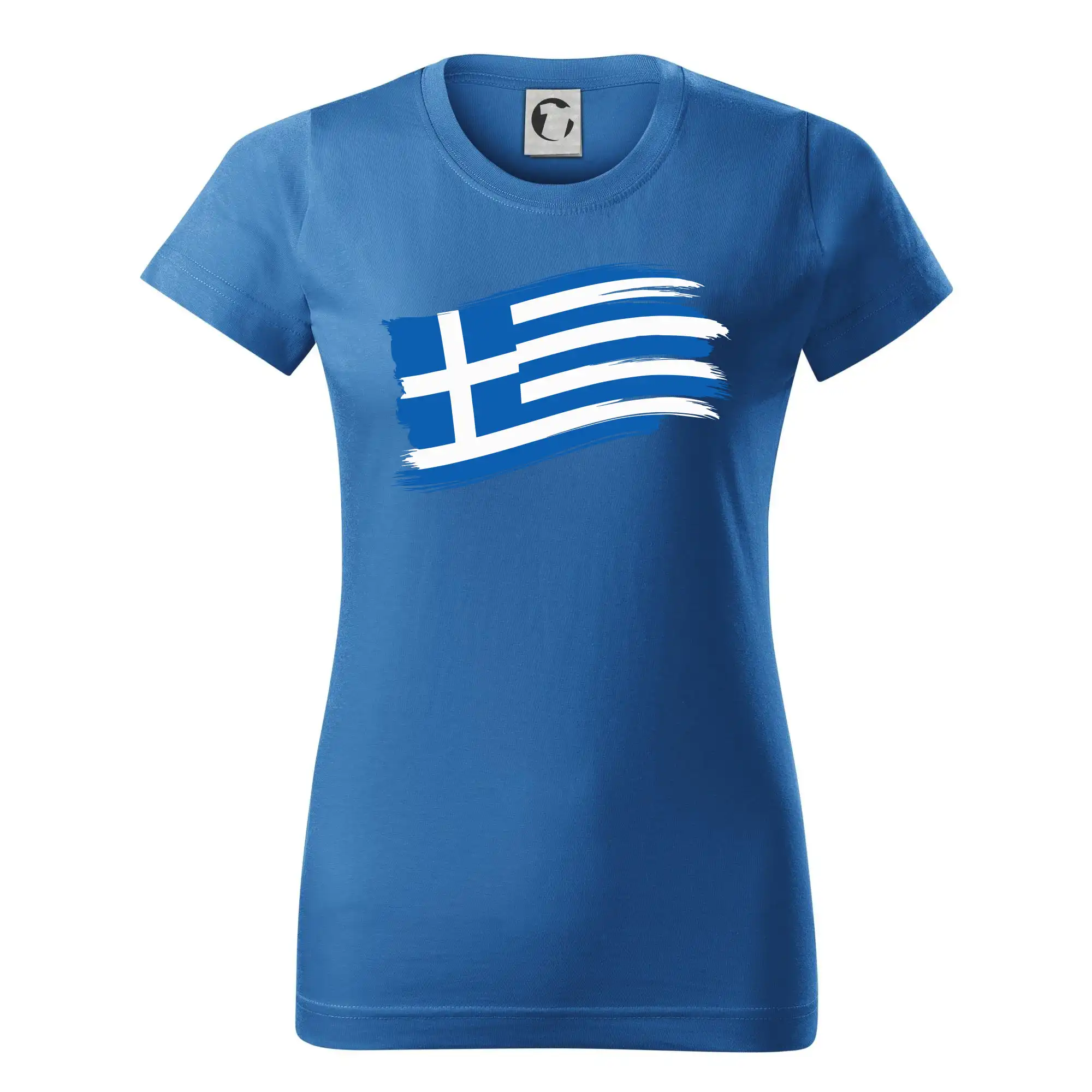 Řecko vlajka - štětkou