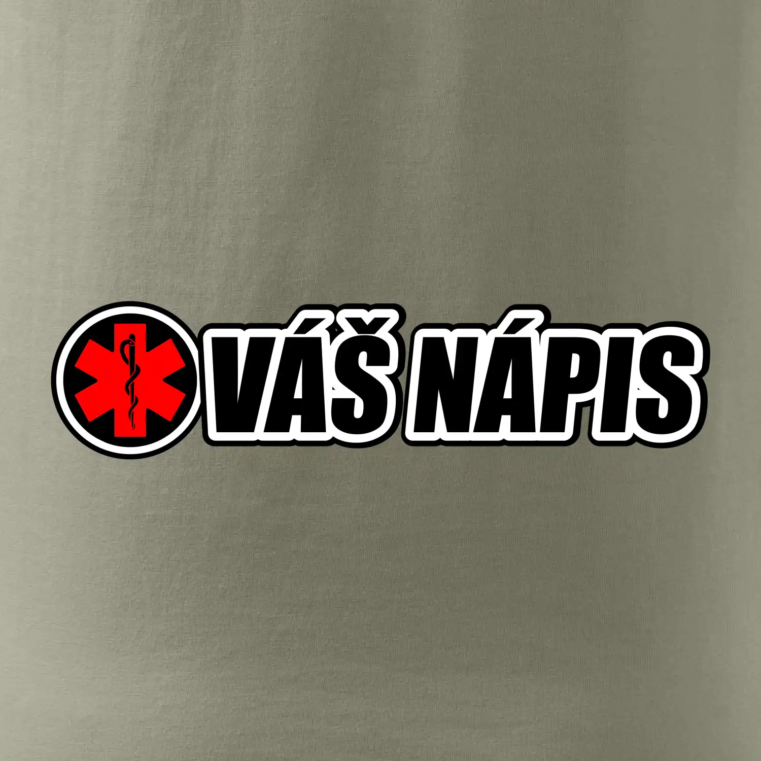 Kulatý kříž - tvůj nápis