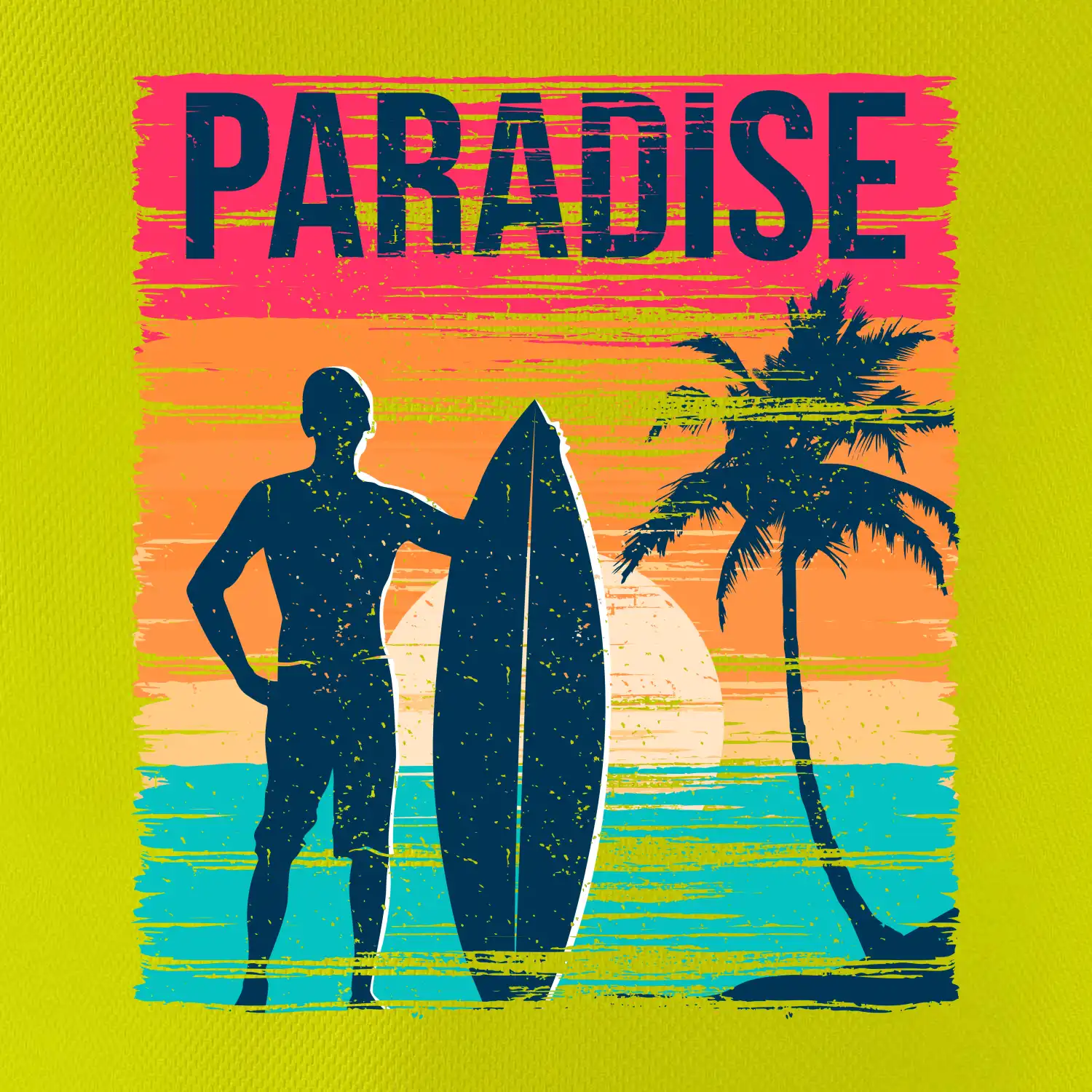 Paradise - barevný čtverec