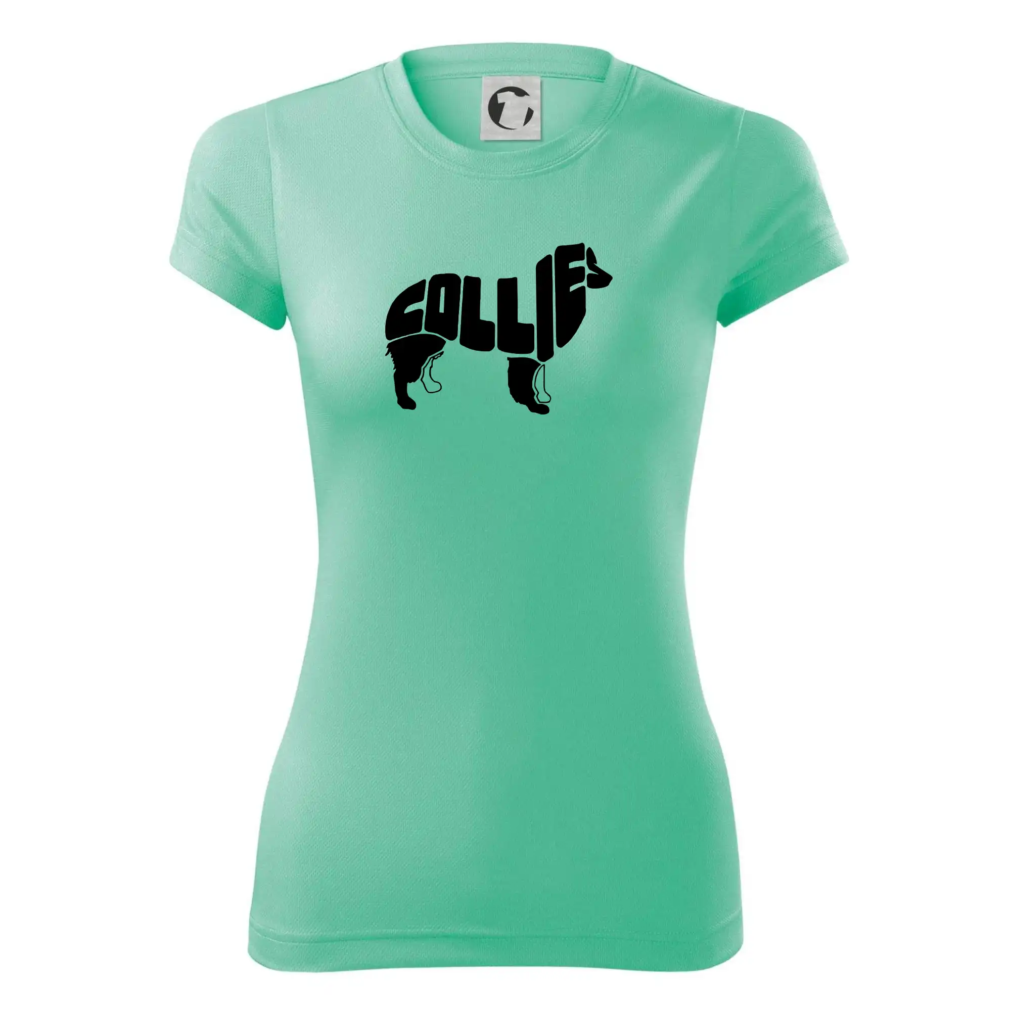 Border kolie písmo v těle