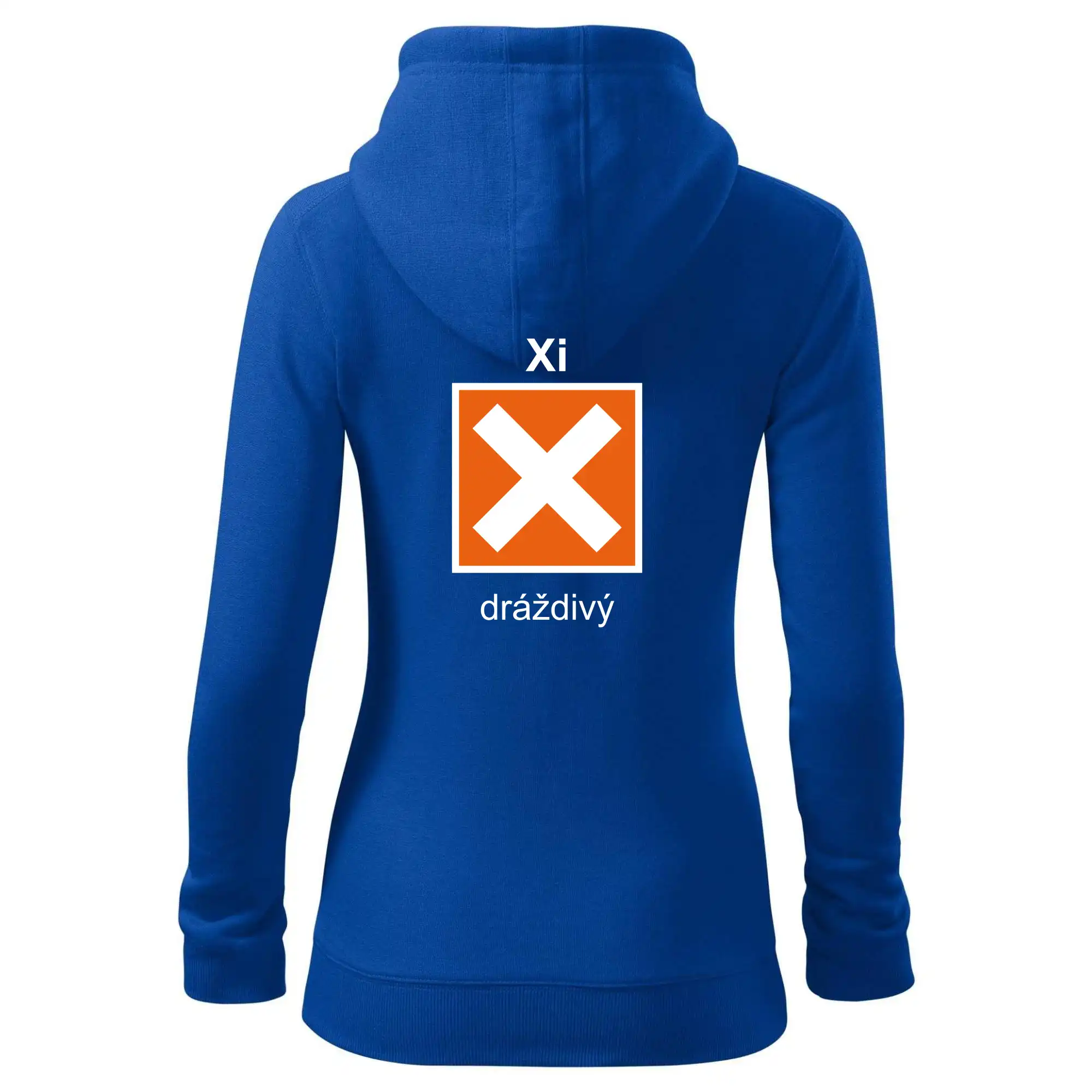 Xi Dráždivý - Výstražná tabulka na tričku