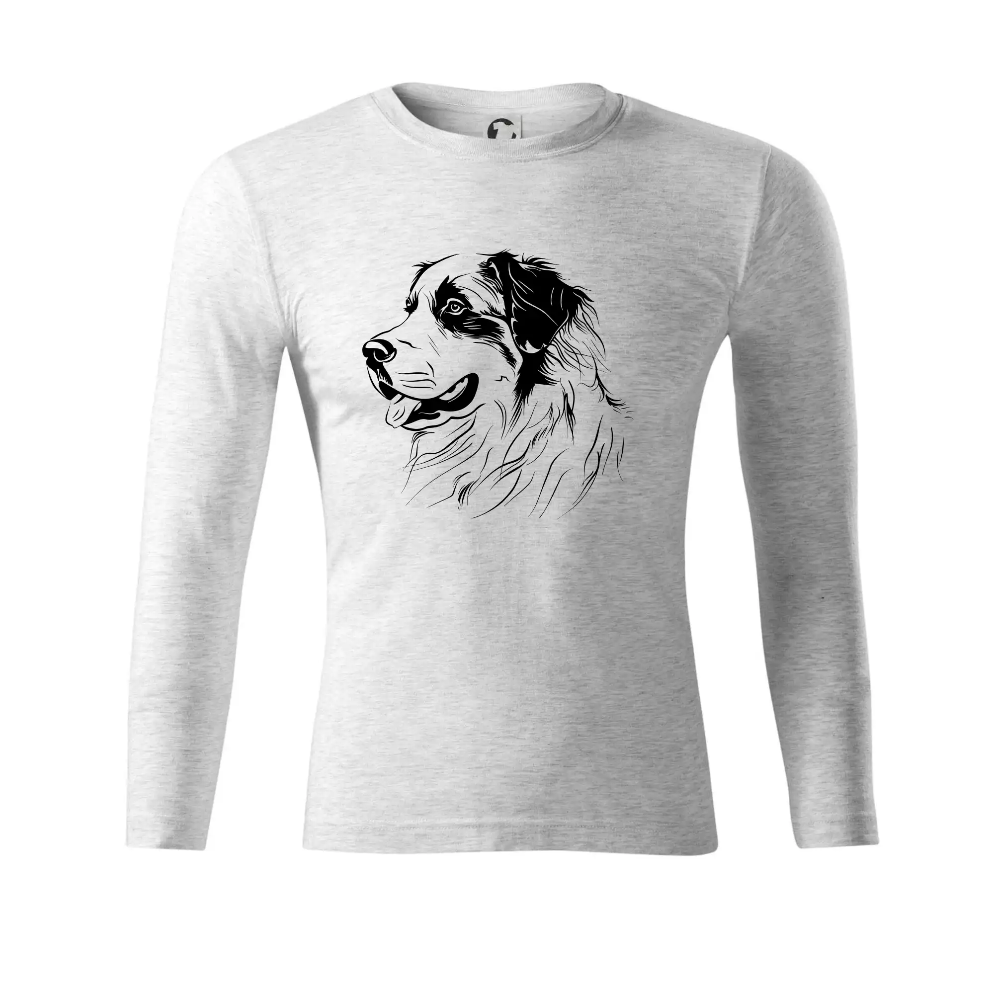 Bernský salašnický pes černá kresba