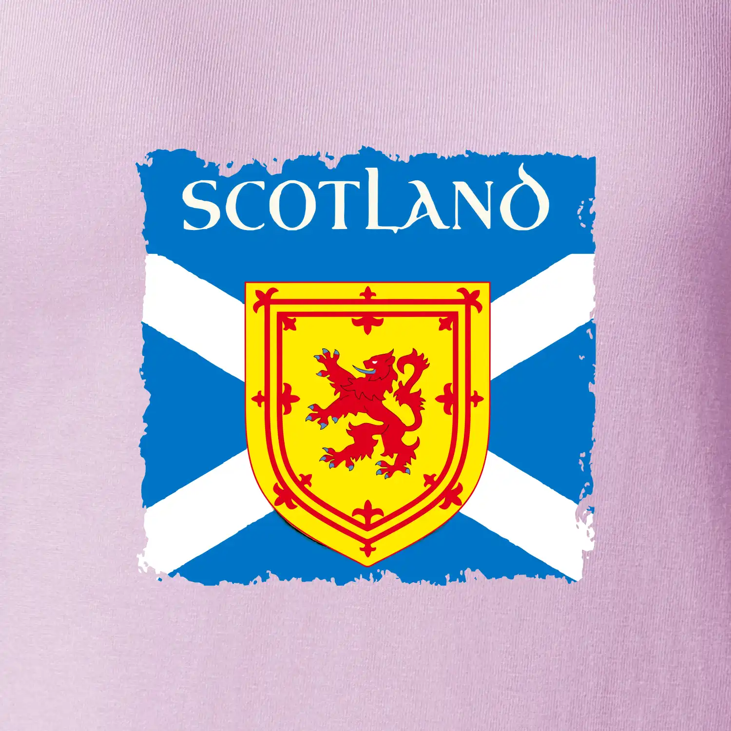 Skotská vlajka s erbem lva