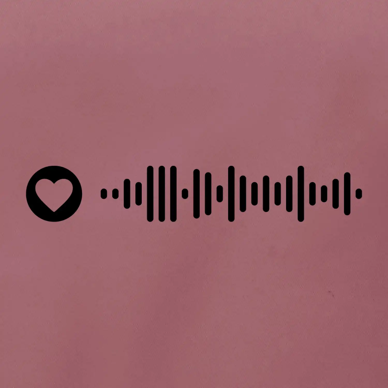 Zamilovaný Spotify kód na prsu