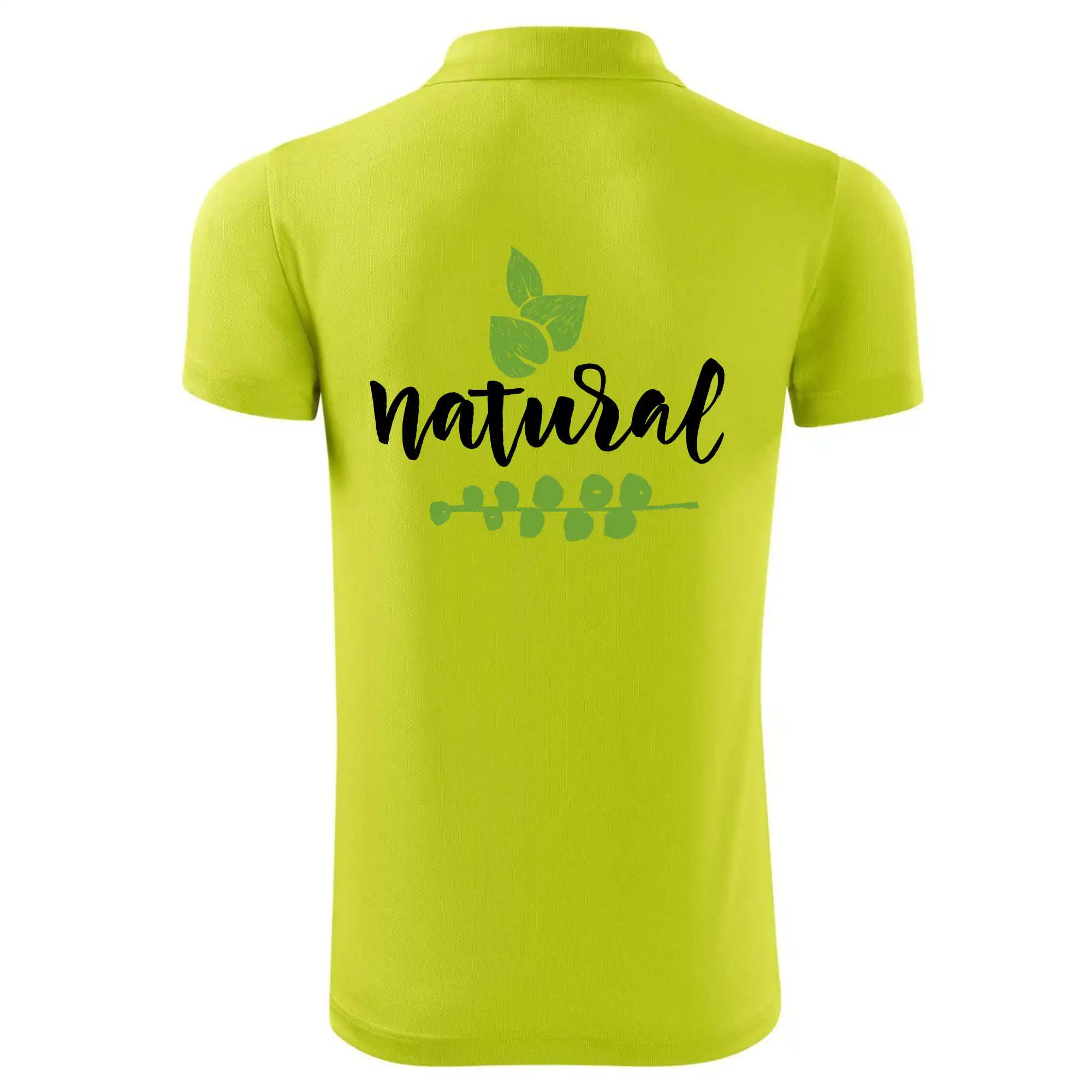 Natural - nápis v listech