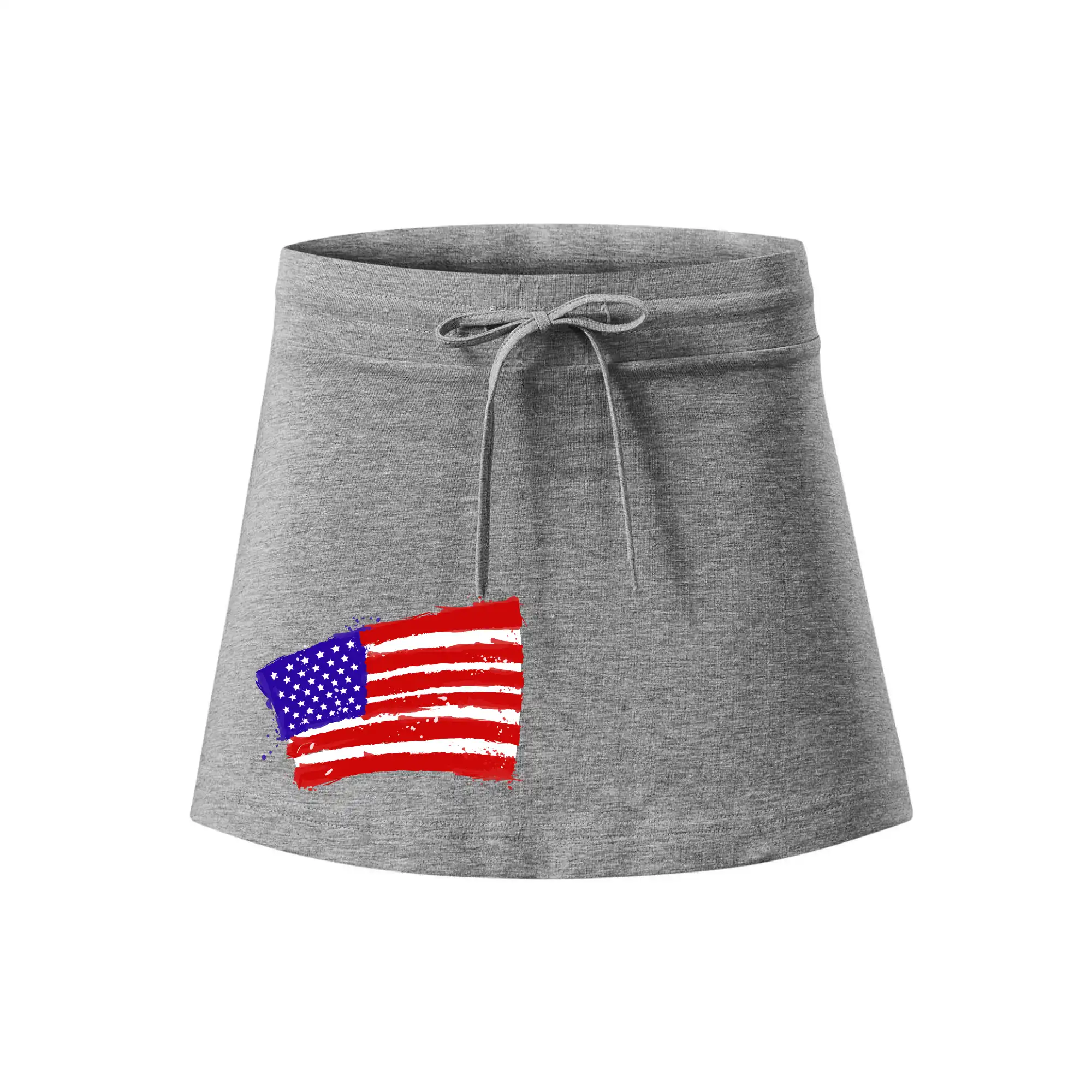 Americká vlajka ohnutá