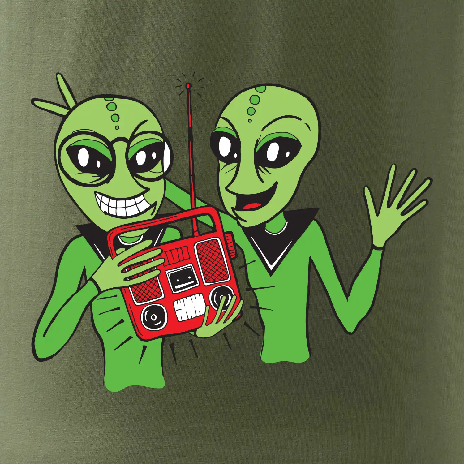 Ufo a rádio (Pecka design)