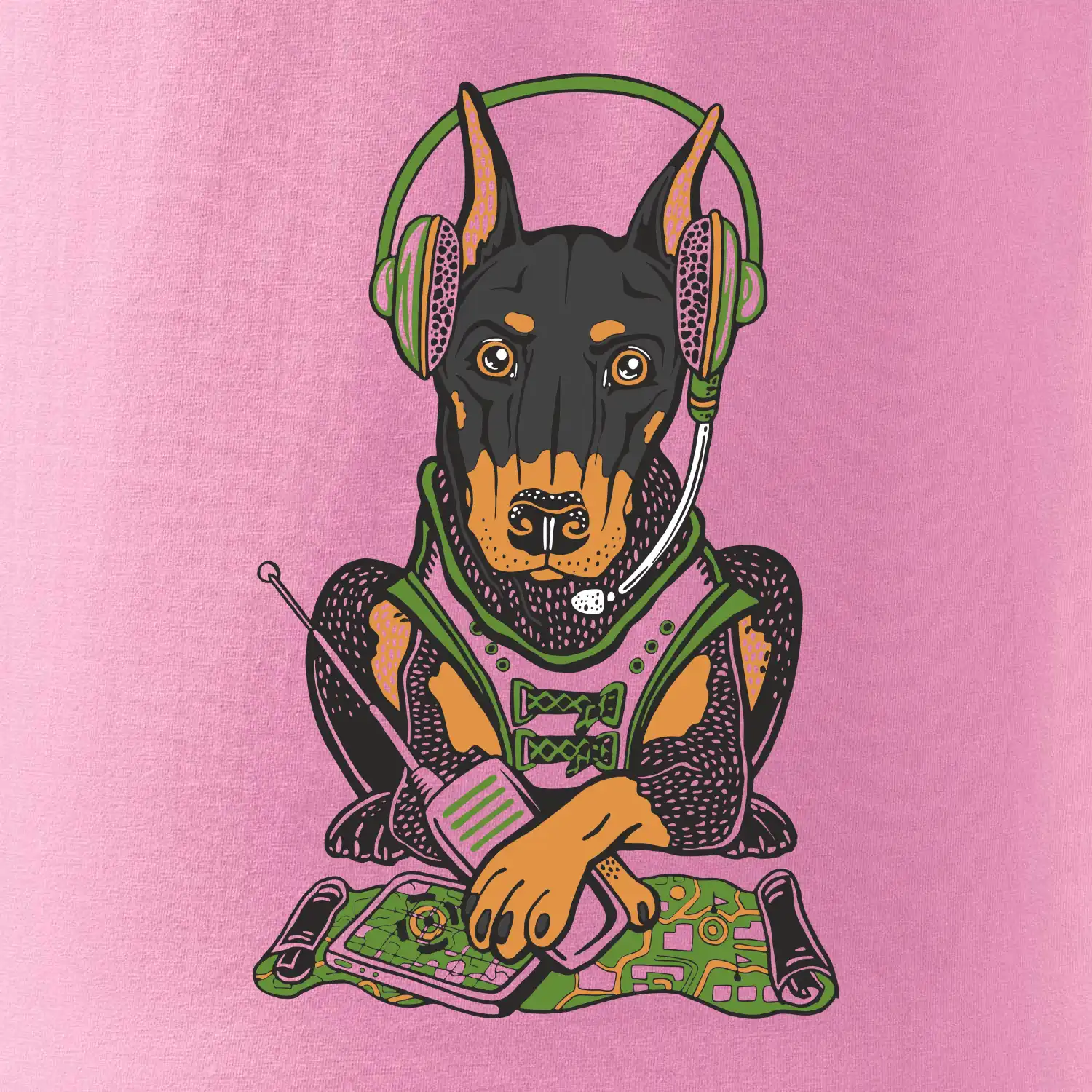 Bojový dobrman (Pecka design)