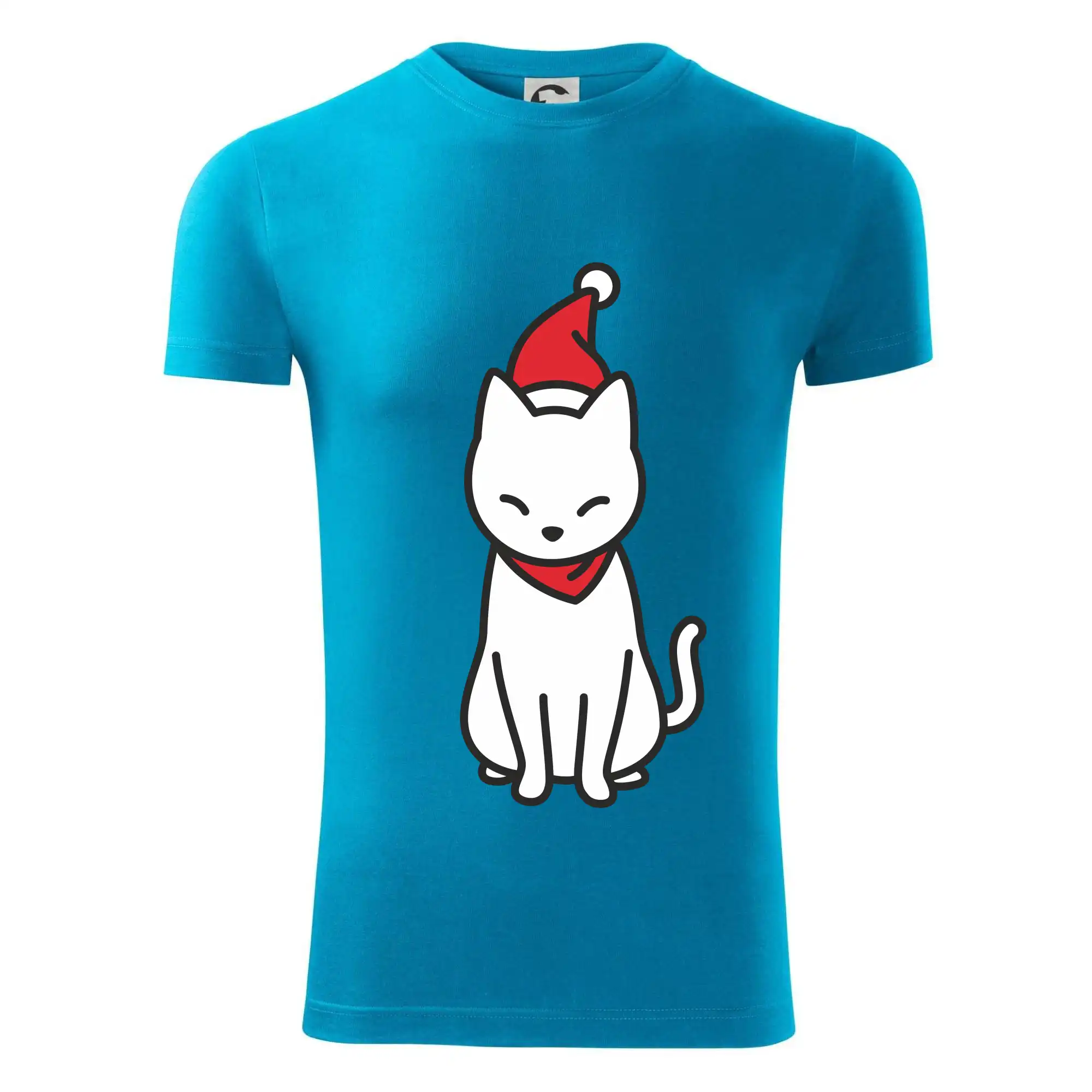 Vánoční kočka sedící