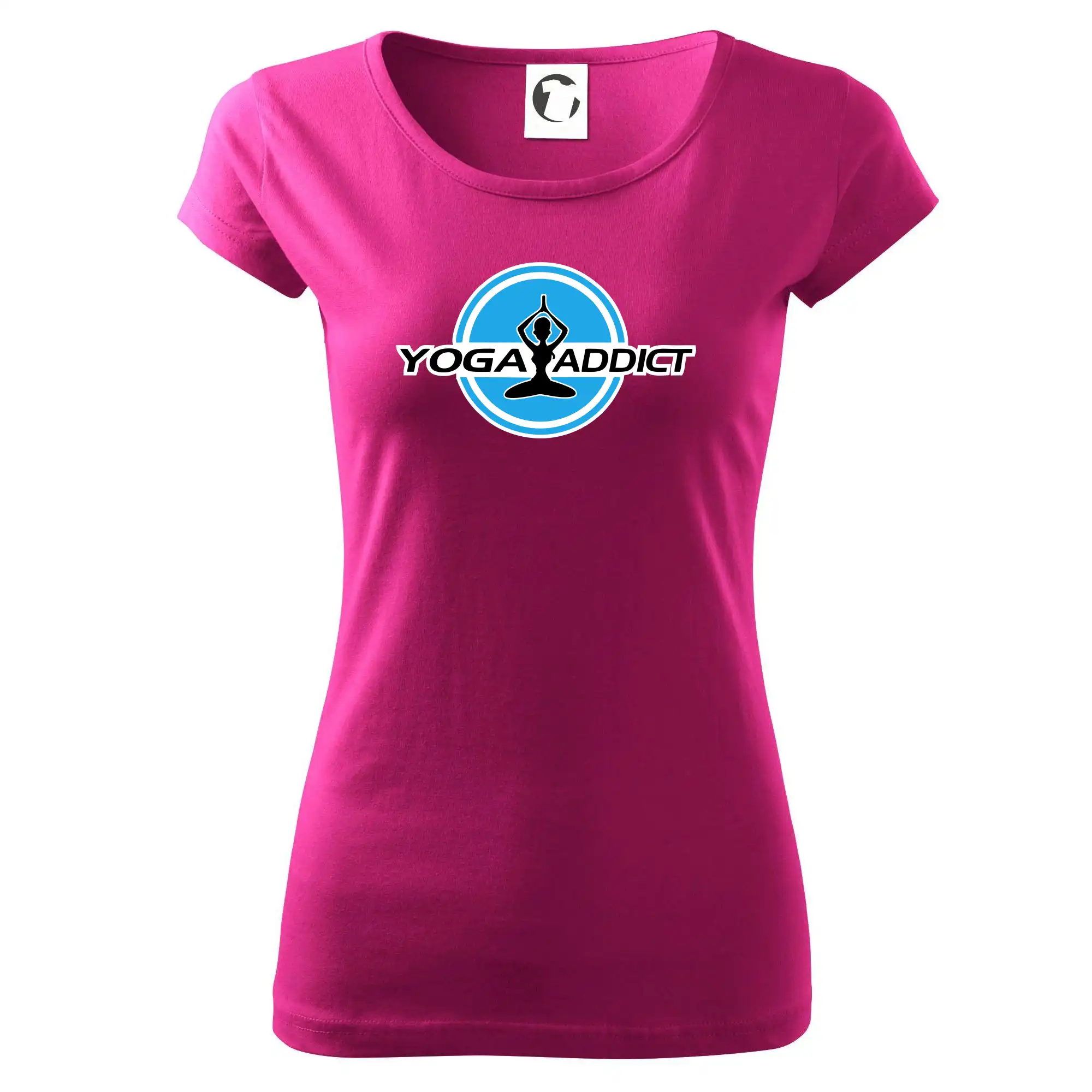 Tričká na jógu - Yoga addict - Dámske tričko Pure