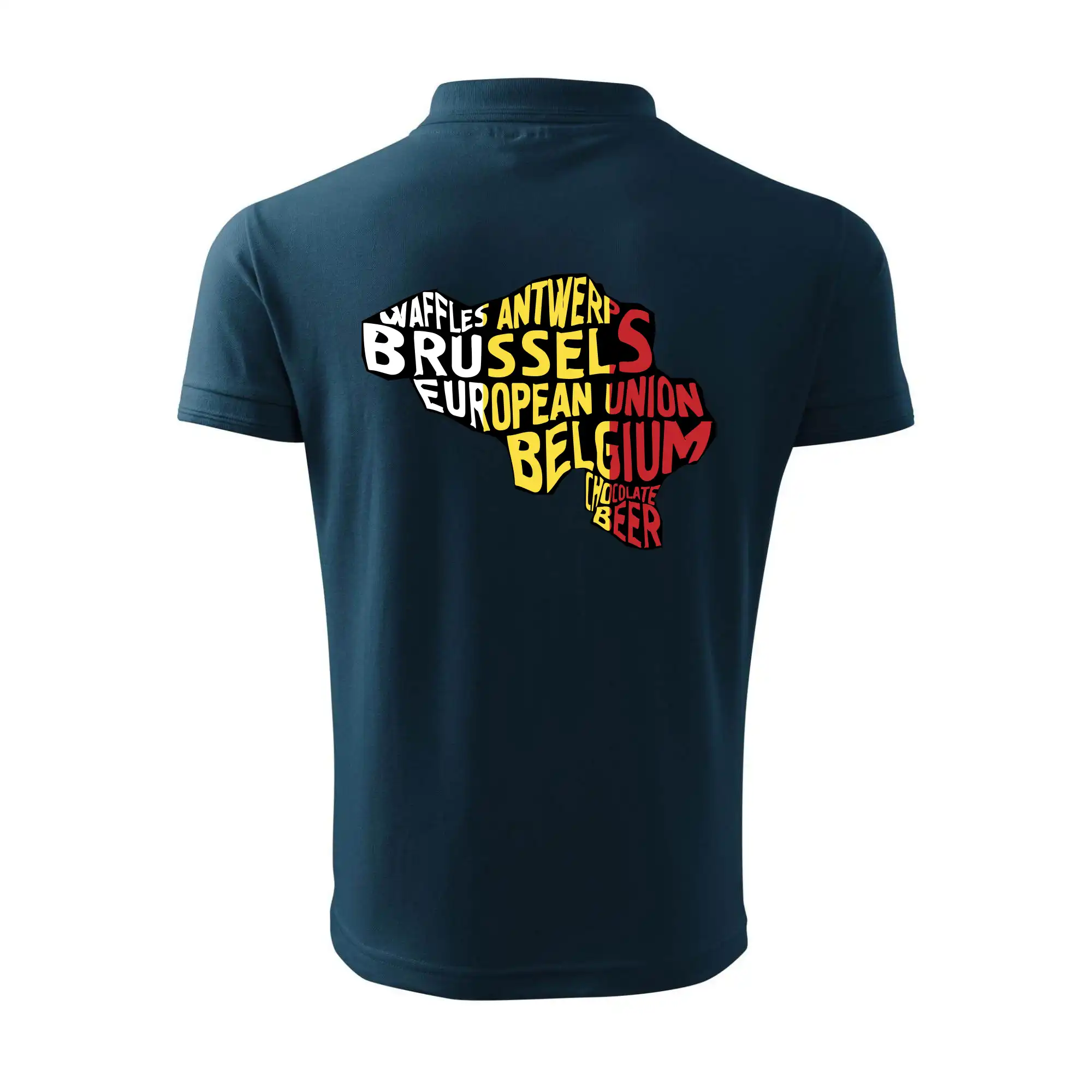 Mapy - názvy měst - Belgie